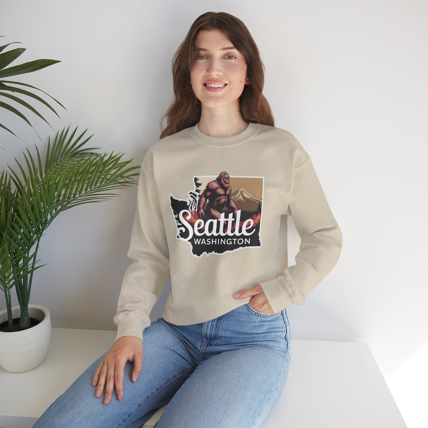 Bigfoot Seattle Washington Sweatshirt