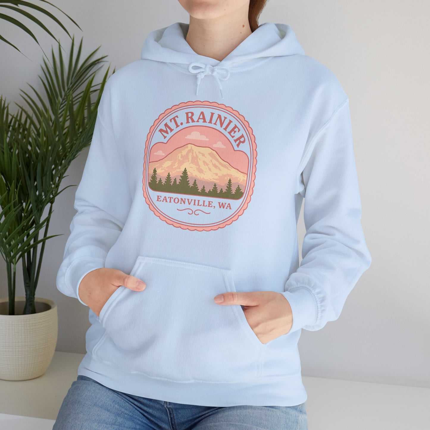 Mt. Rainier - Eatonville, WA Coquette Hoodie