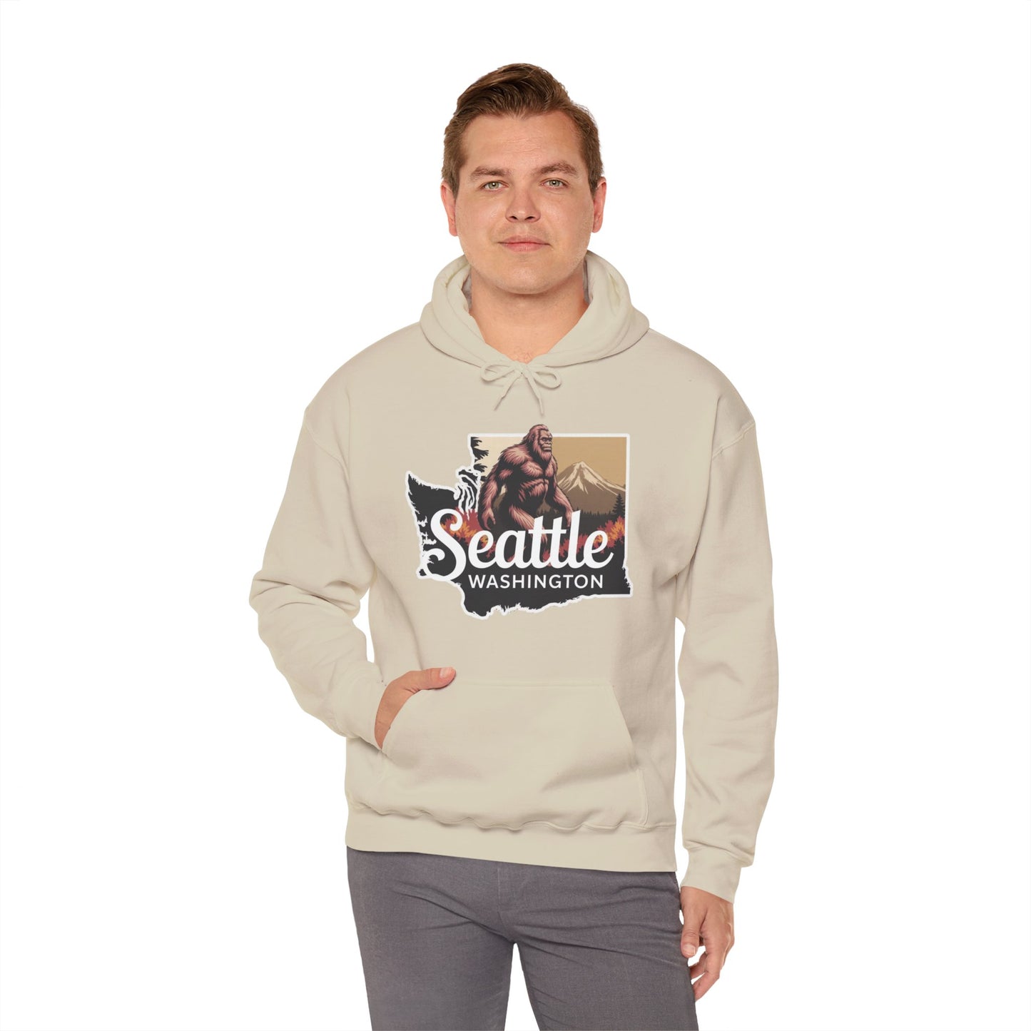 Bigfoot Seattle Washington Hoodie