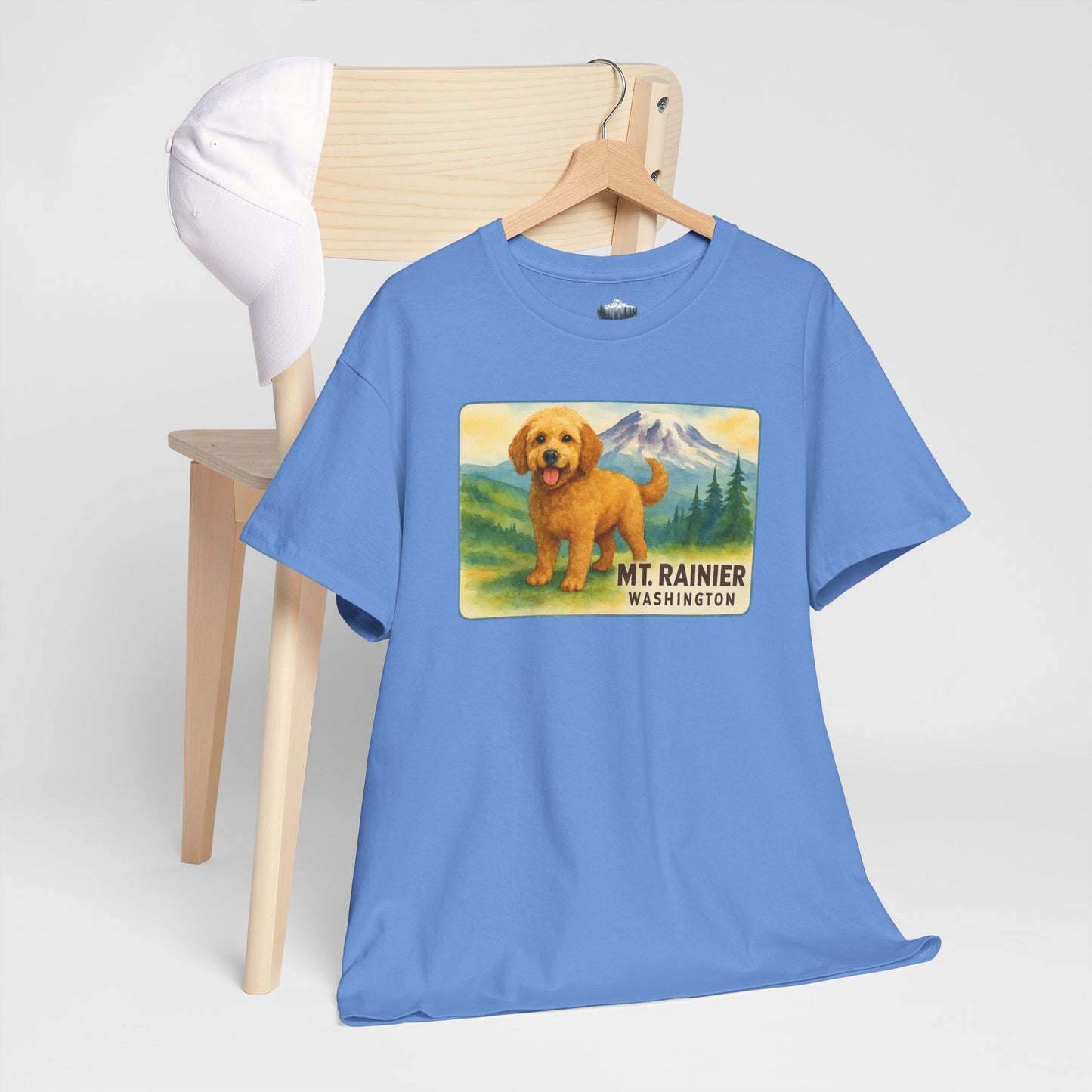 Mt. Rainier - Washington Golden Doodle T-Shirt