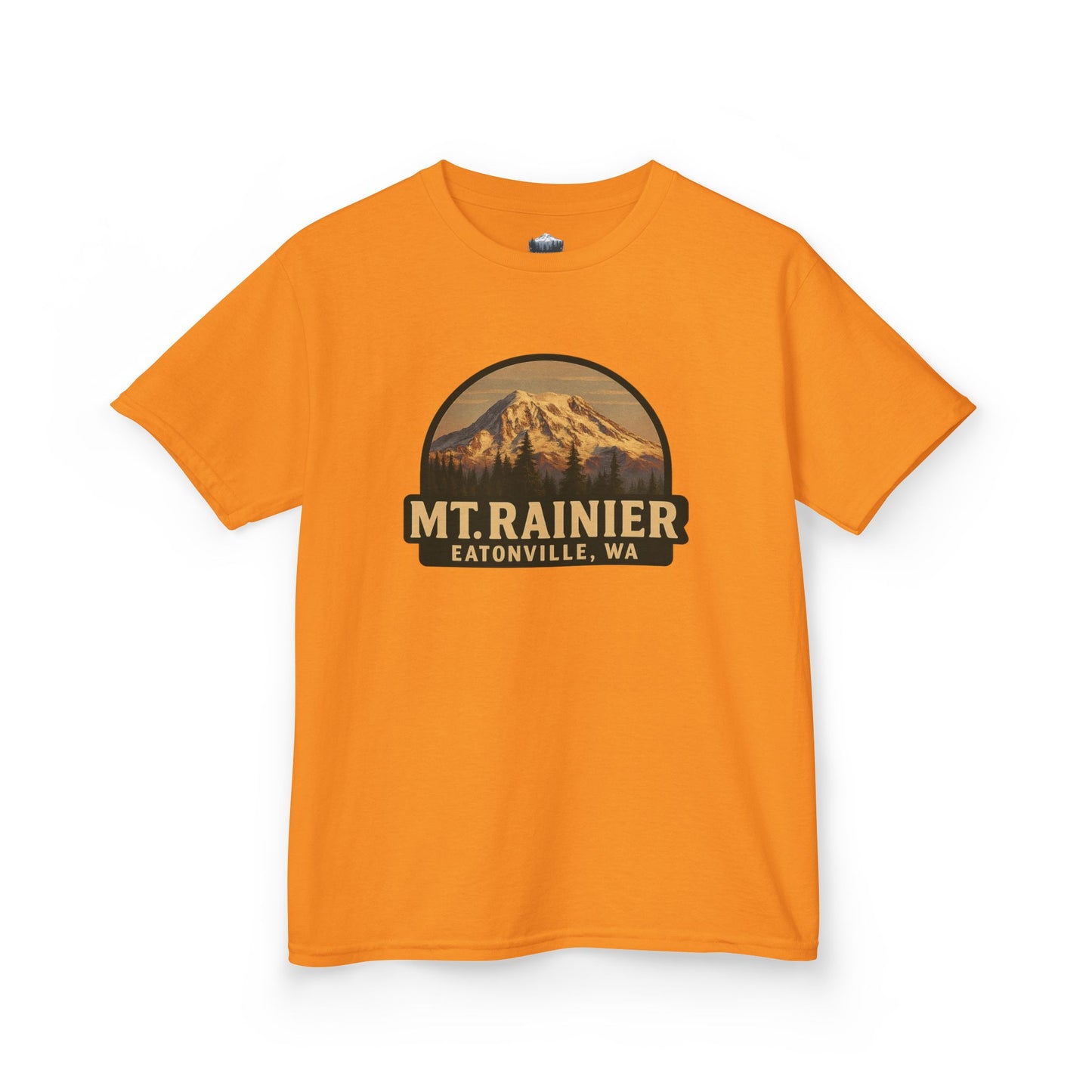 Mt. Rainier - Eatonville, WA Retro Kids Tee