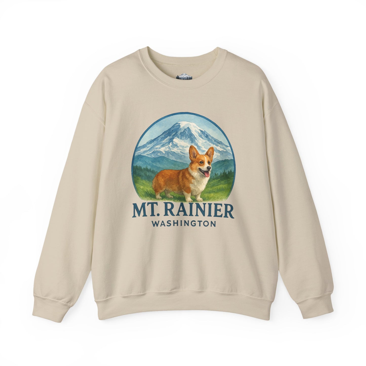 Mt. Rainier - Washington Corgi Sweatshirt