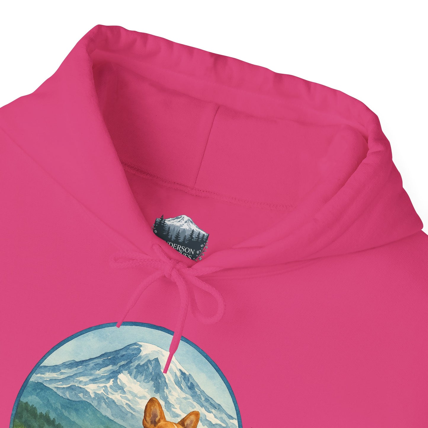 Mt. Rainier - Washington Corgi Hoodie