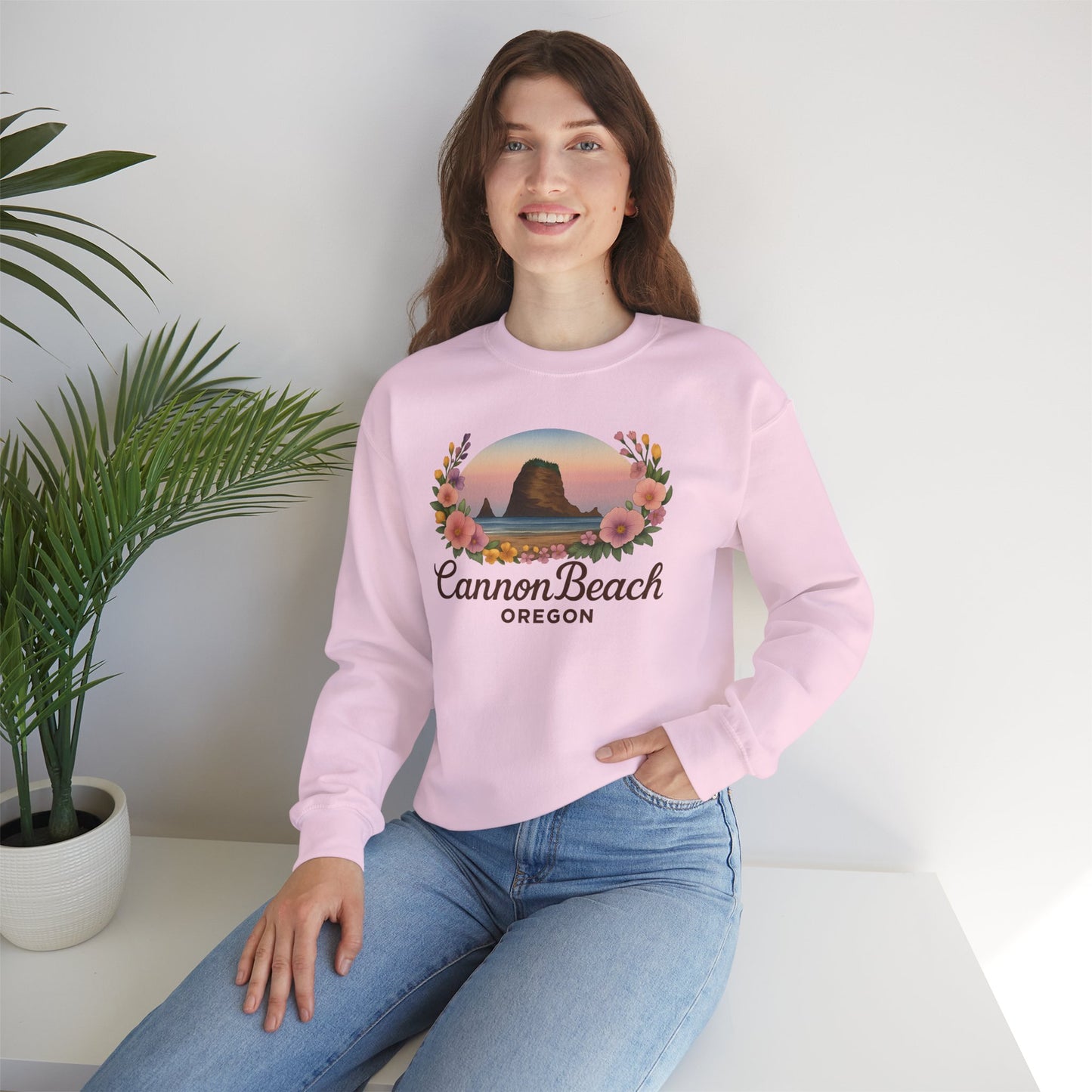 Cannon Beach Haystack Rock Sweatshirt