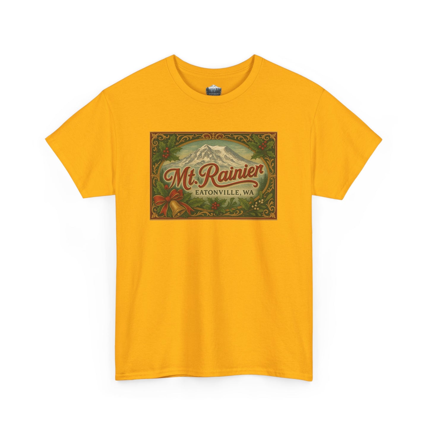 Mt. Rainier - Eatonville, WA Victorian Christmas T-Shirt
