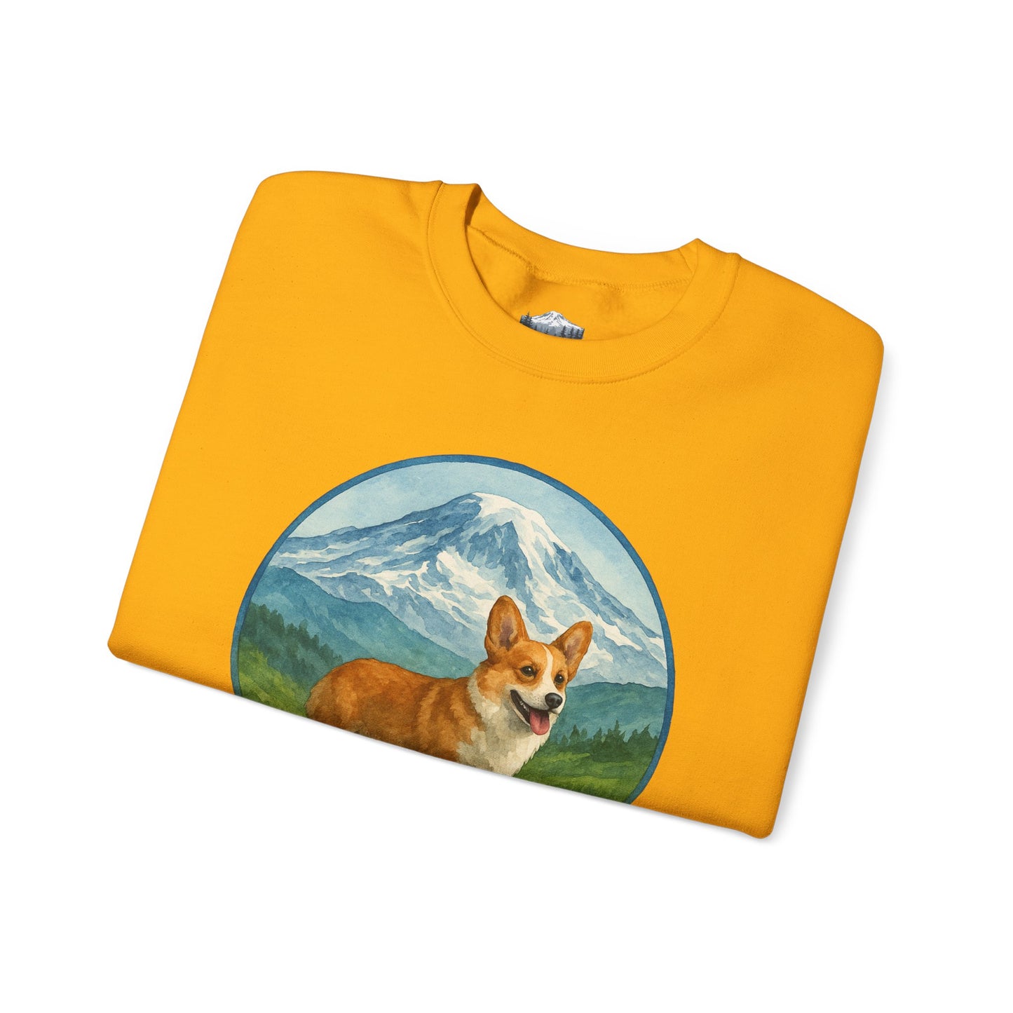 Mt. Rainier - Washington Corgi Sweatshirt