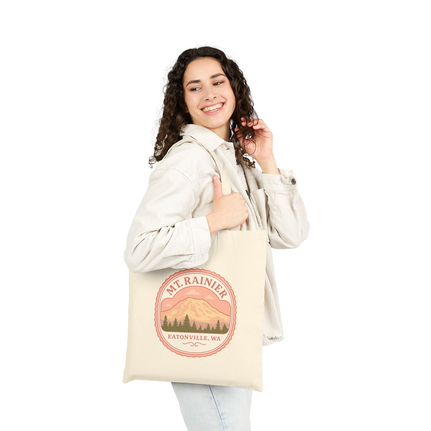 Mt. Rainier - Eatonville, WA Coquette Canvas Tote Bag