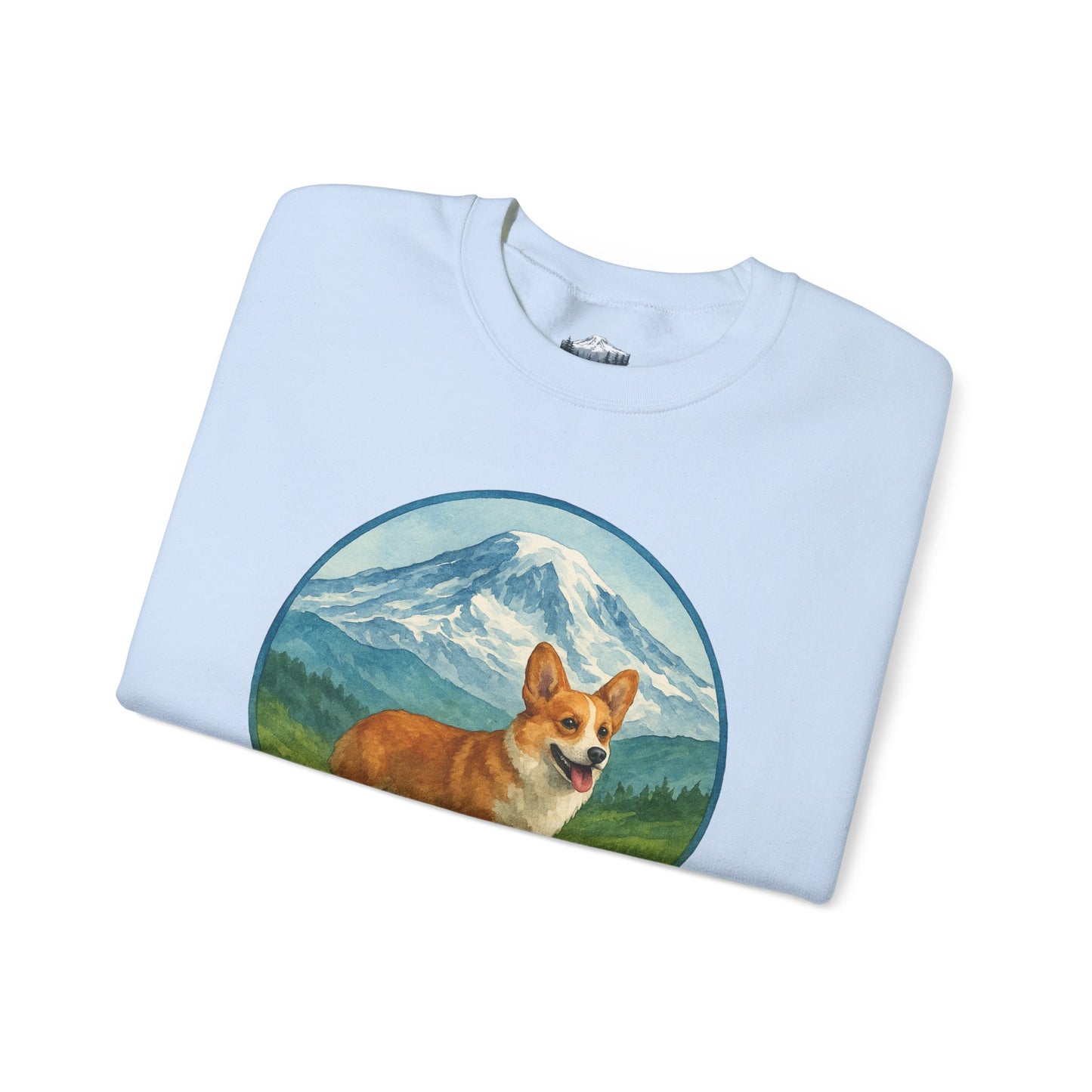 Mt. Rainier - Washington Corgi Sweatshirt