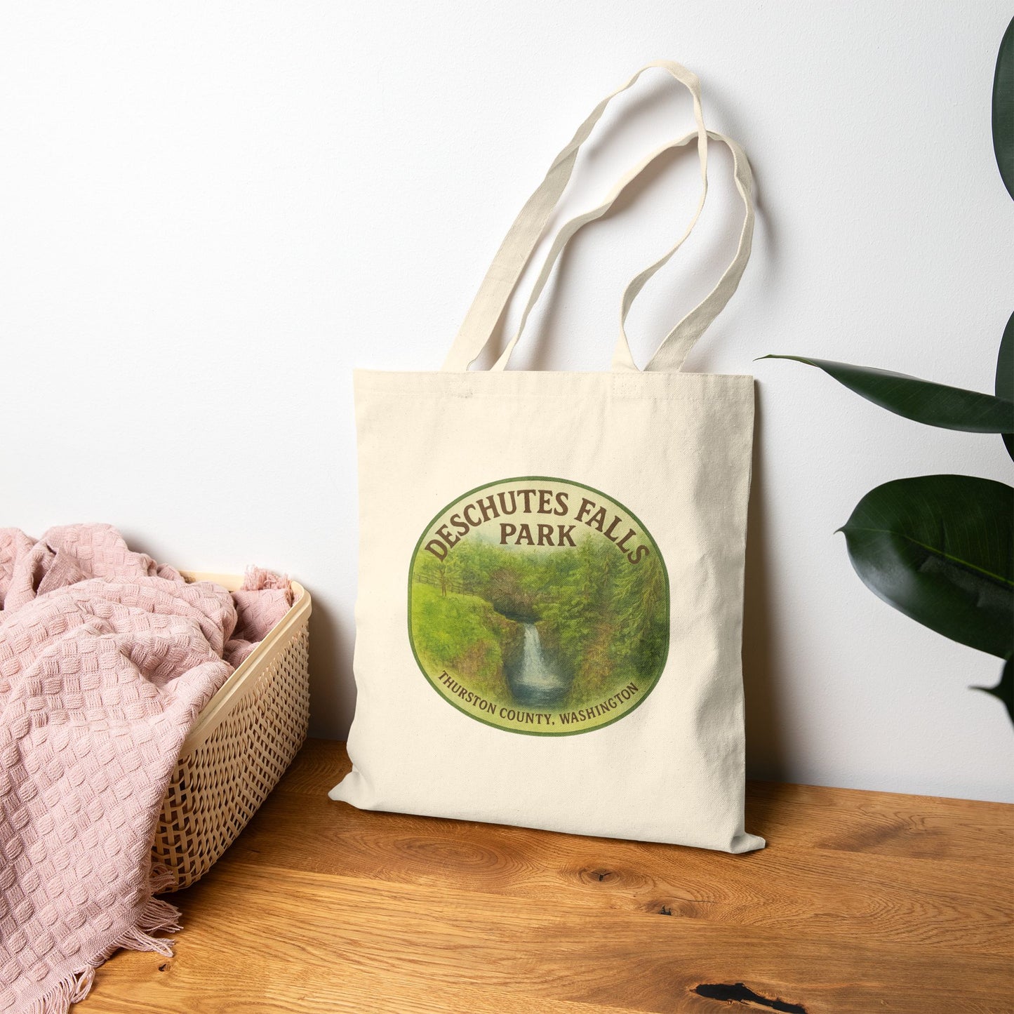 Deschutes Falls Park - Thurston County, Washington Canvas Tote Bag