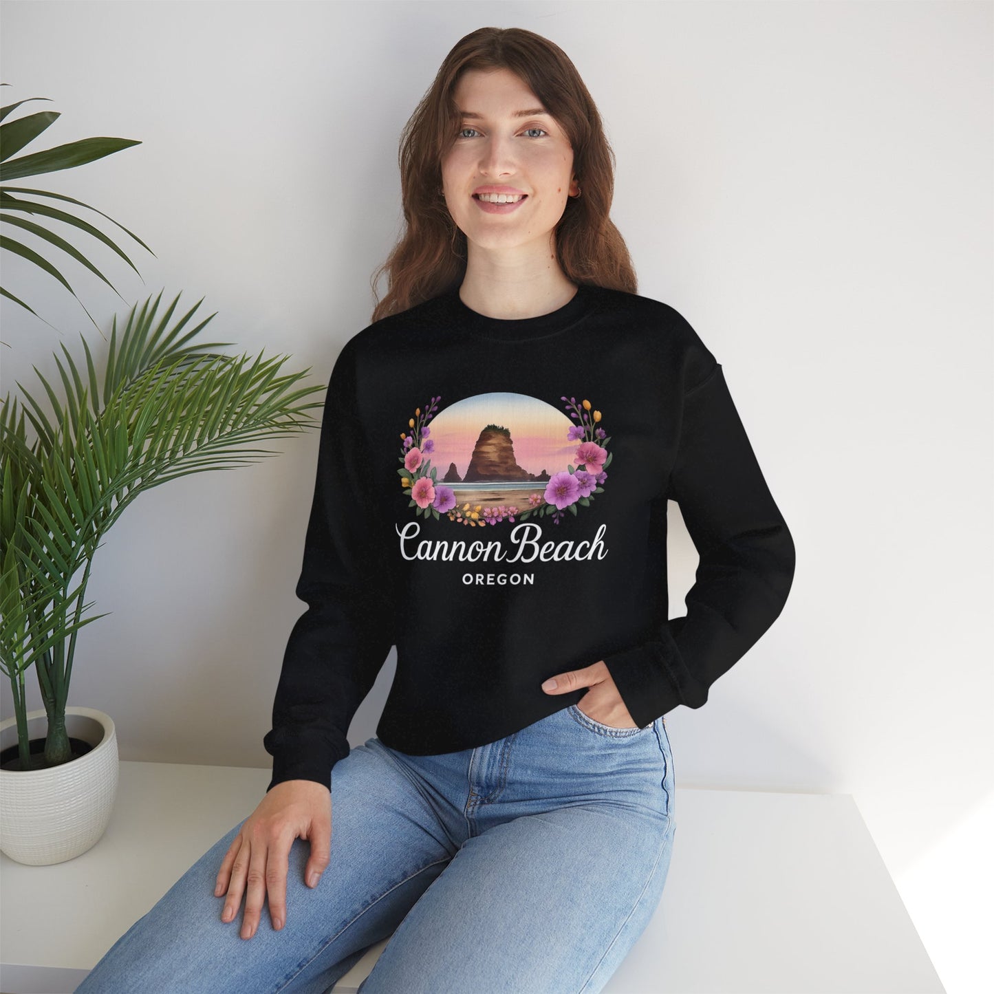 Cannon Beach Haystack Rock Sweatshirt