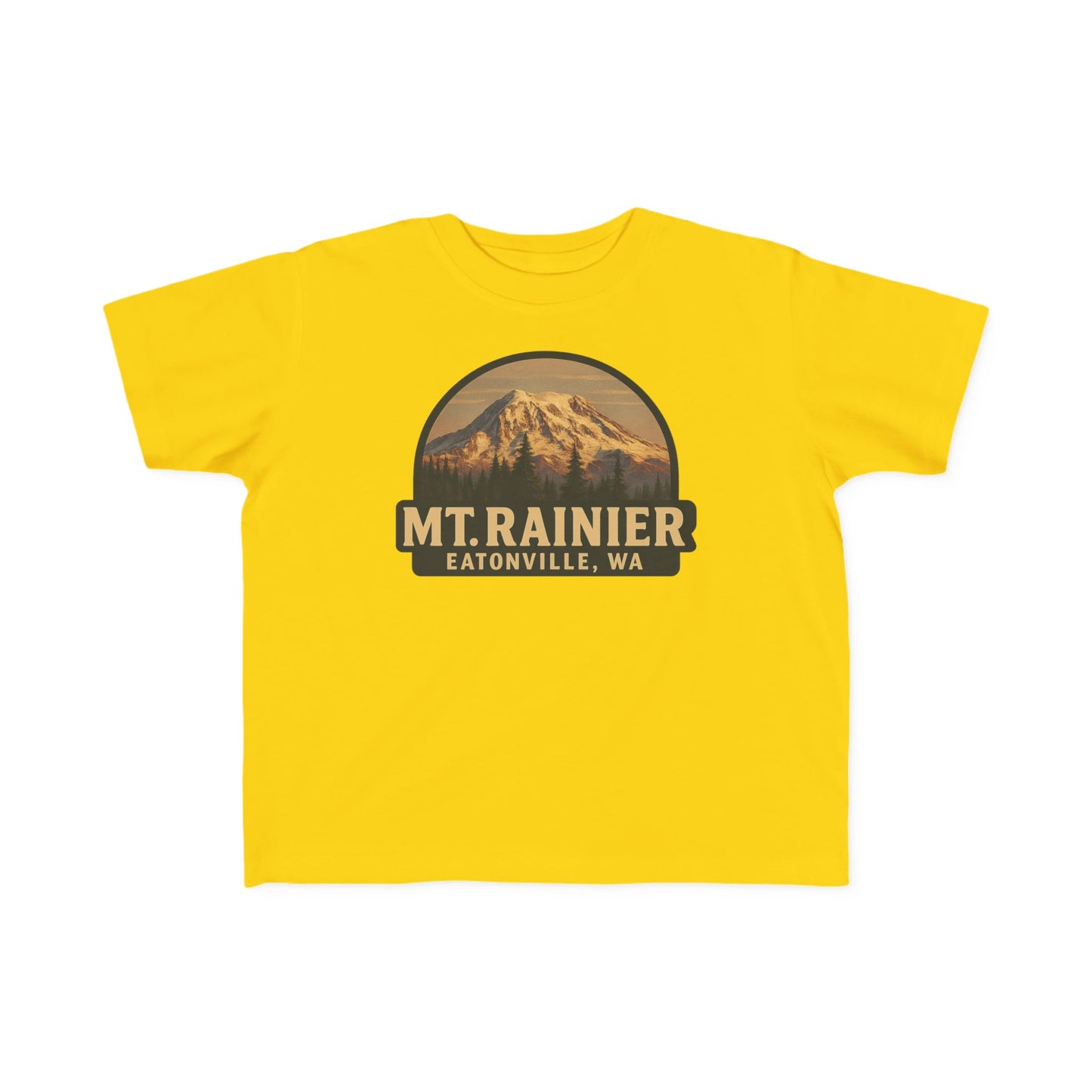 Mt. Rainier - Eatonville, WA Retro Toddler Tee