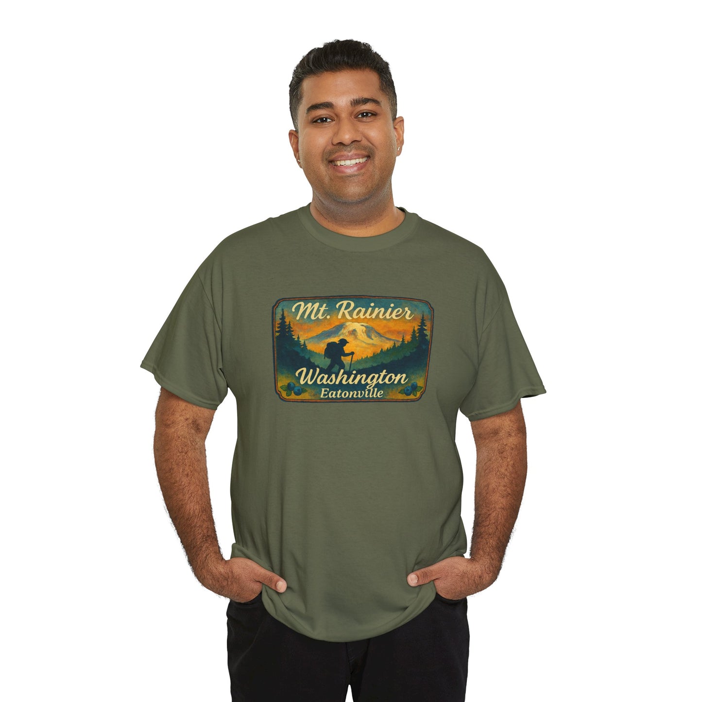 Mt. Rainier - Eatonville, WA Hiker T-Shirt