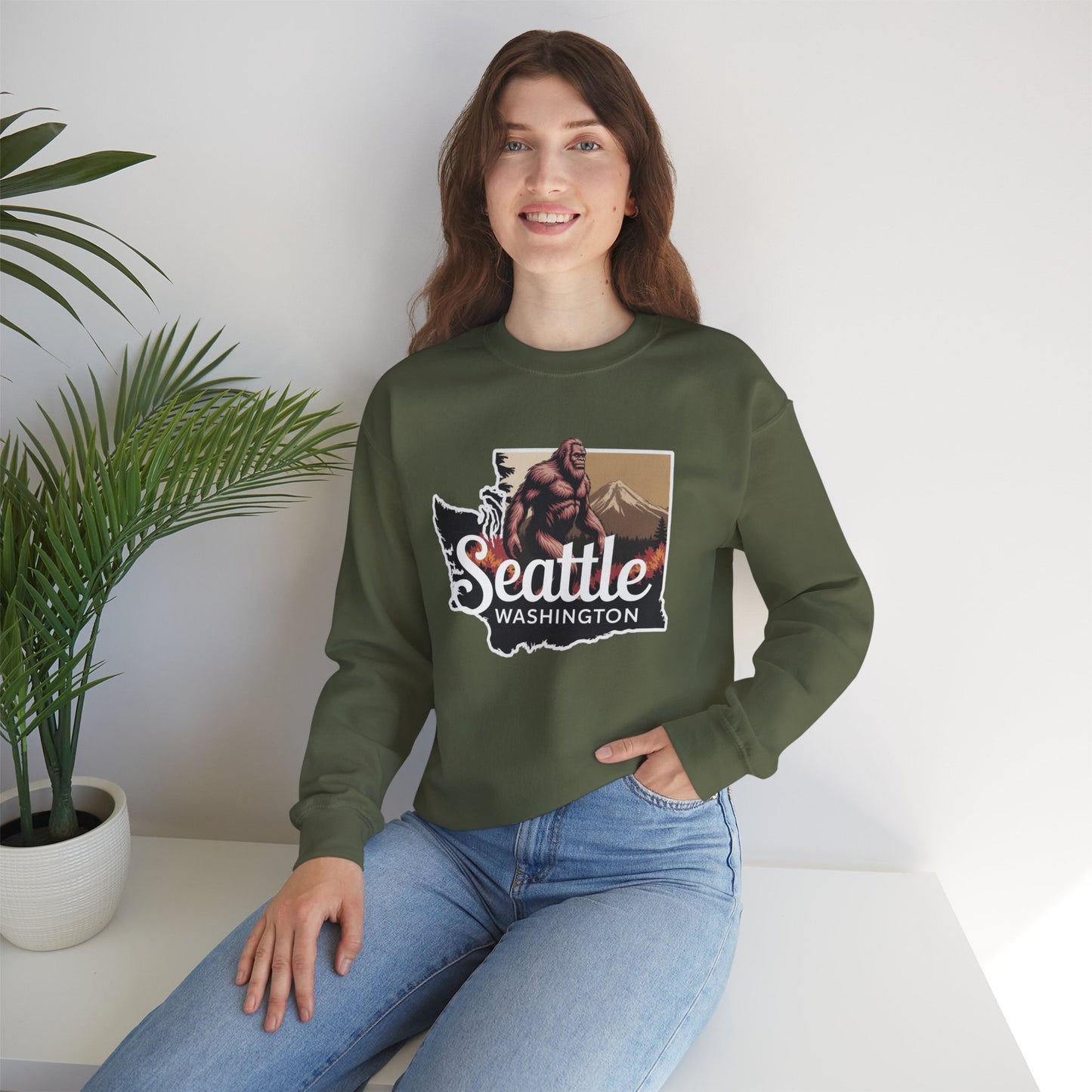 Bigfoot Seattle Washington Sweatshirt