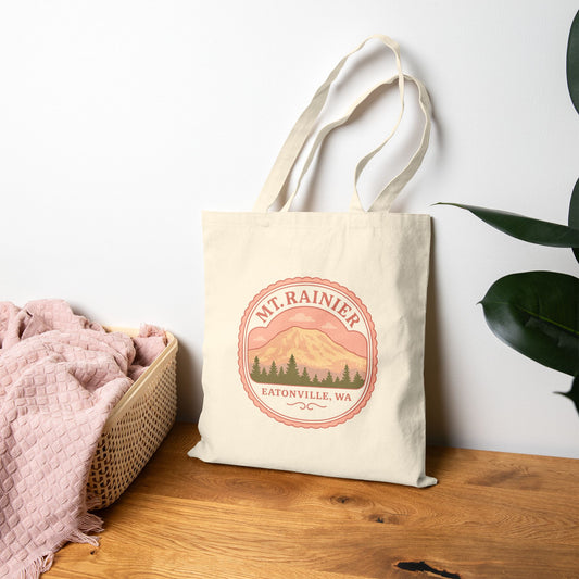 Mt. Rainier - Eatonville, WA Coquette Canvas Tote Bag