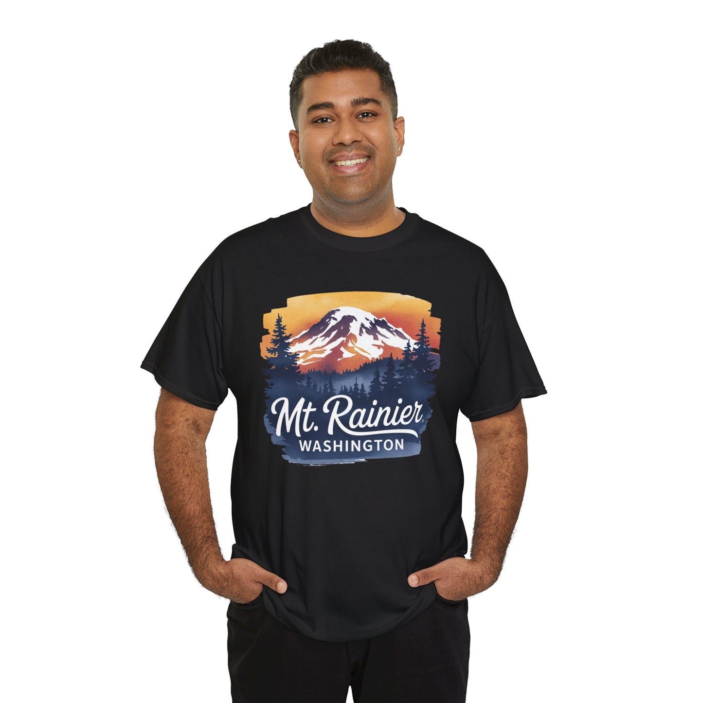 Mt. Rainier - Washington Sunset T-Shirt