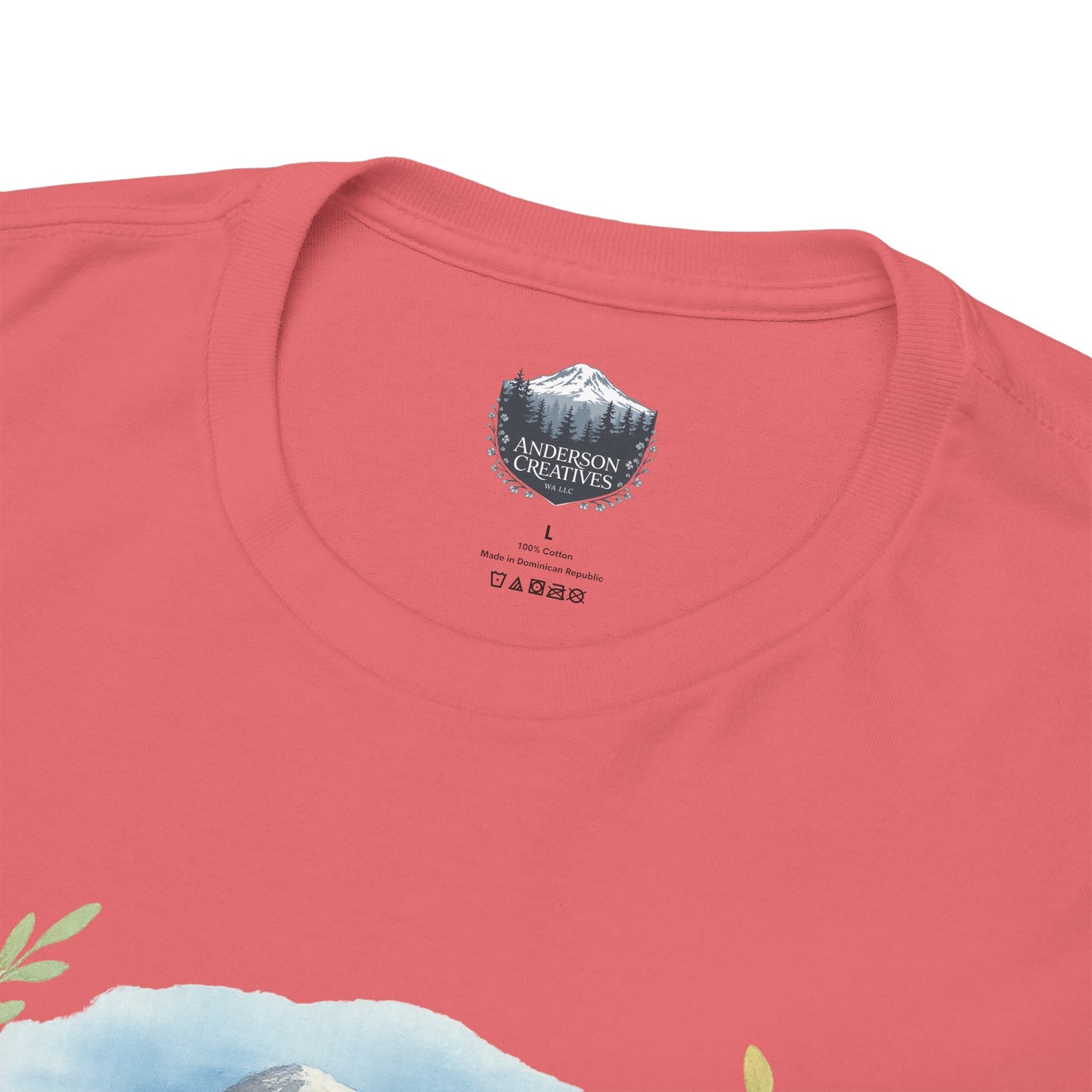 Mt. Rainier - Eatonville, WA Floral T-Shirt