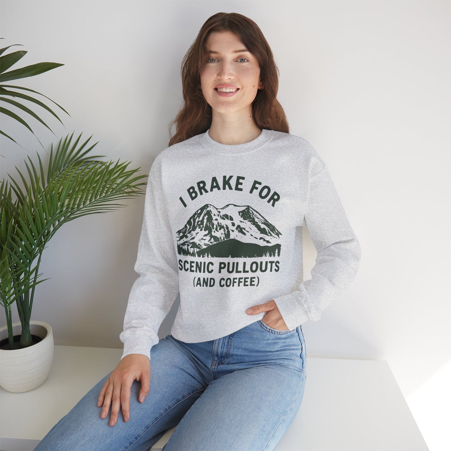 I Brake For Scenic Pullouts (And Coffee) Sweatshirt