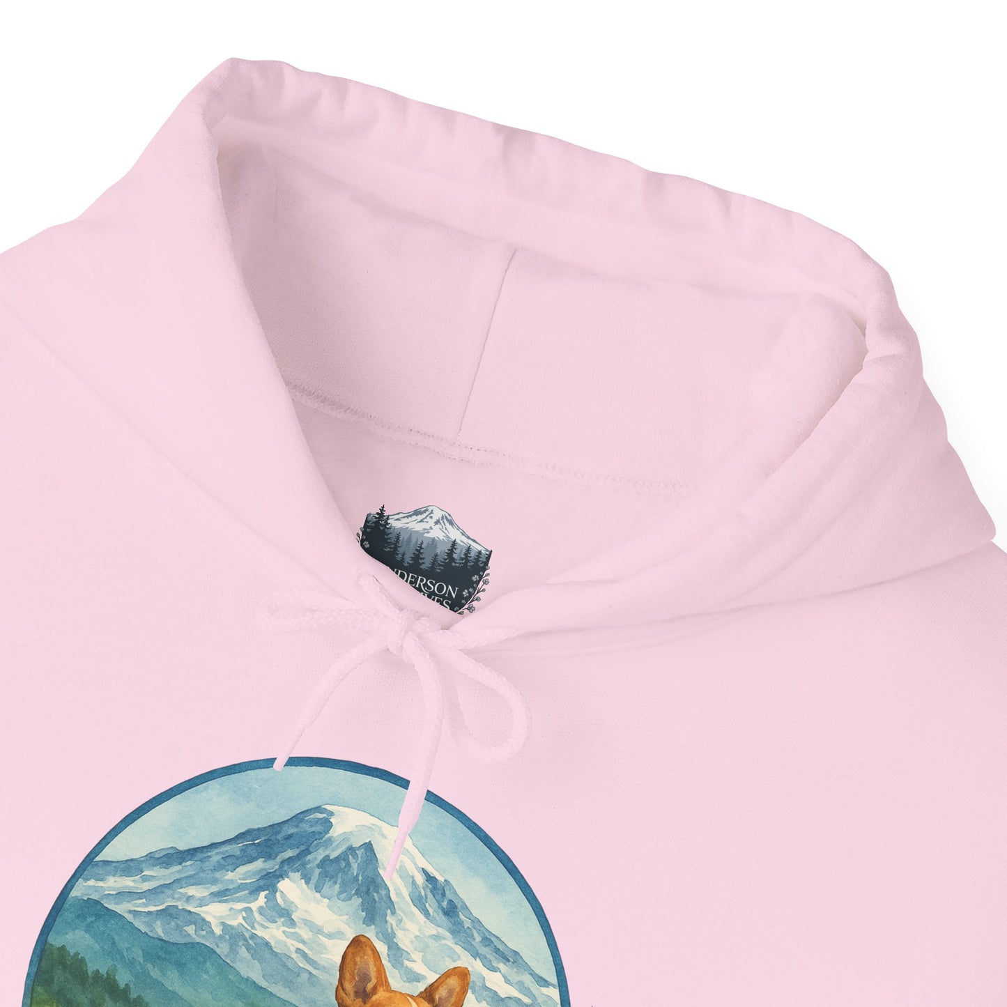 Mt. Rainier - Washington Corgi Hoodie
