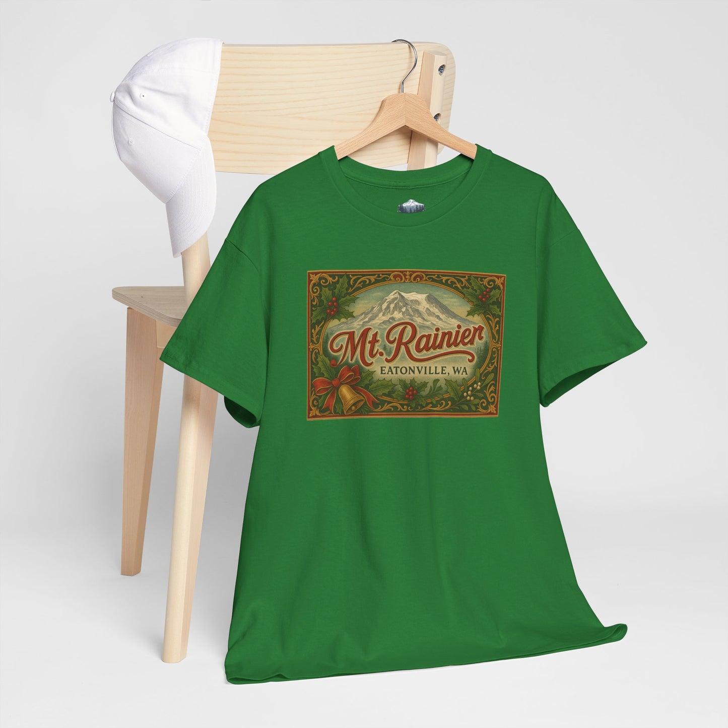Mt. Rainier - Eatonville, WA Victorian Christmas T-Shirt