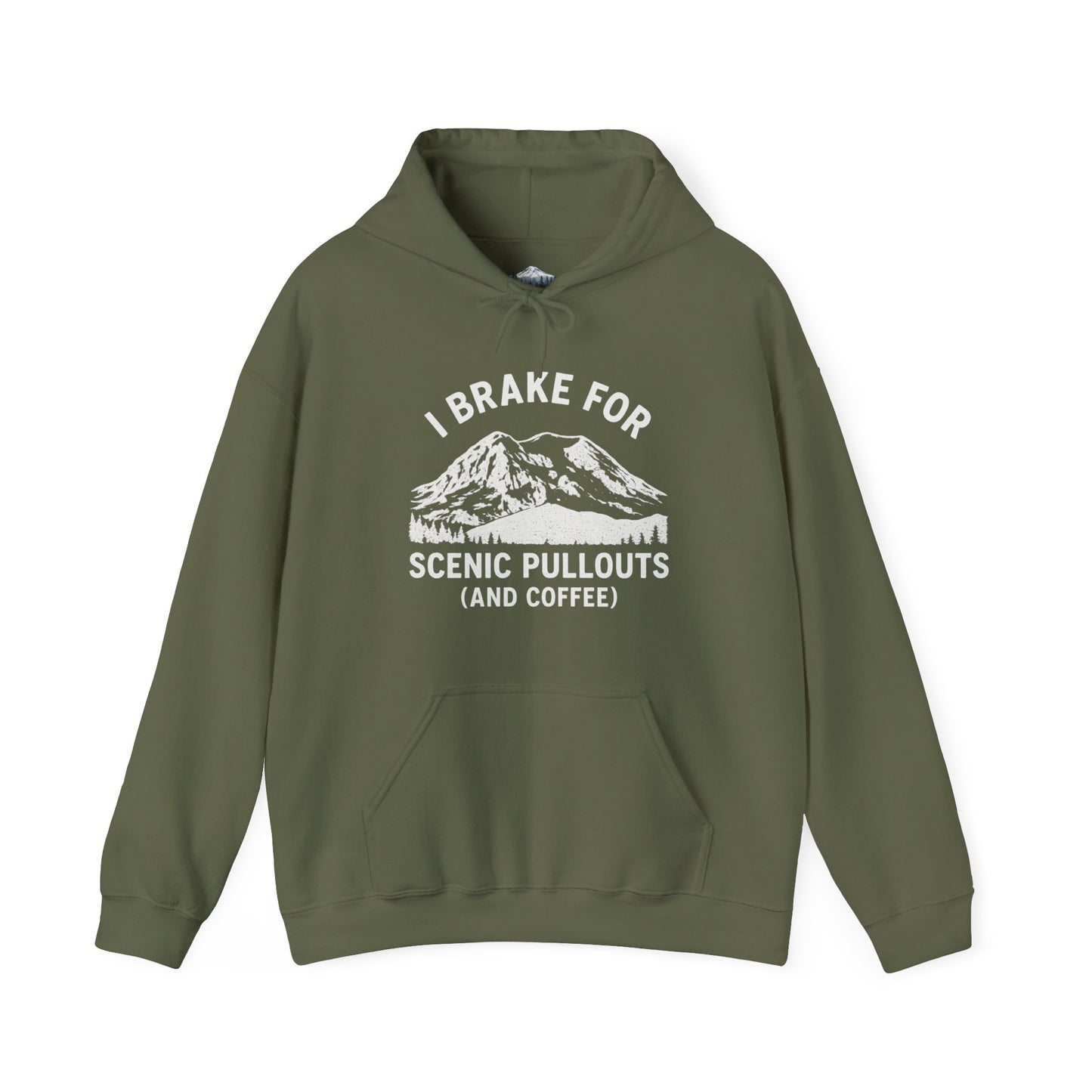 I Brake For Scenic Pullouts (And Coffee) Hoodie