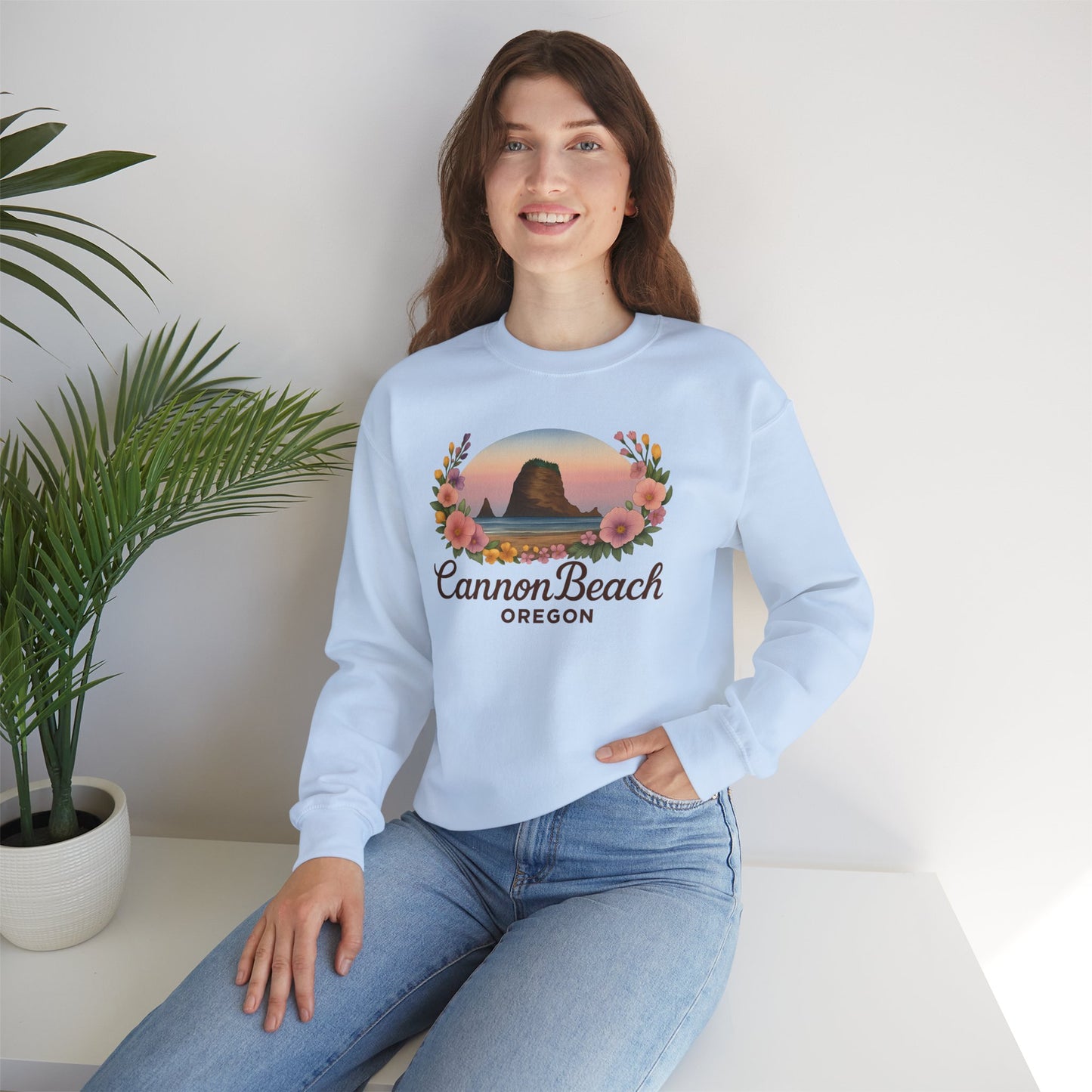 Cannon Beach Haystack Rock Sweatshirt