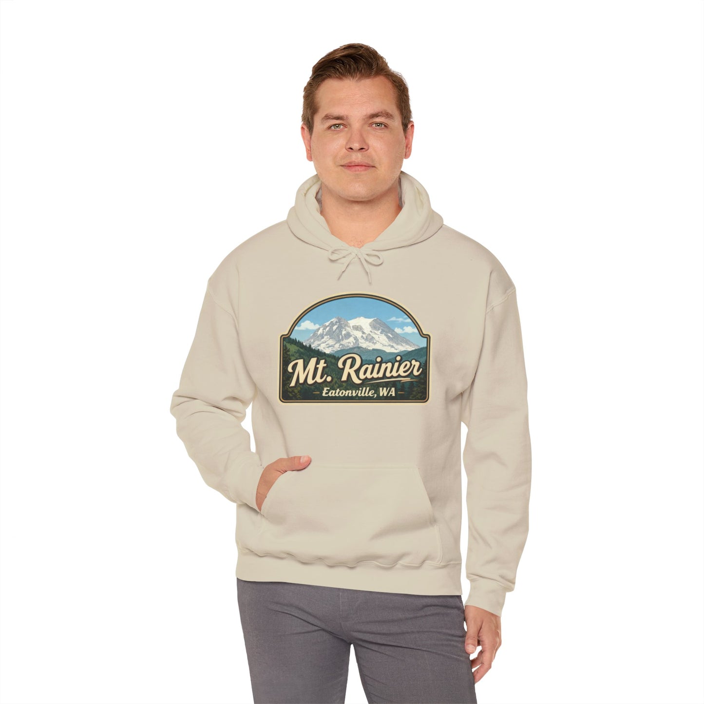 Mt. Rainier - Eatonville, WA Vintage Hoodie