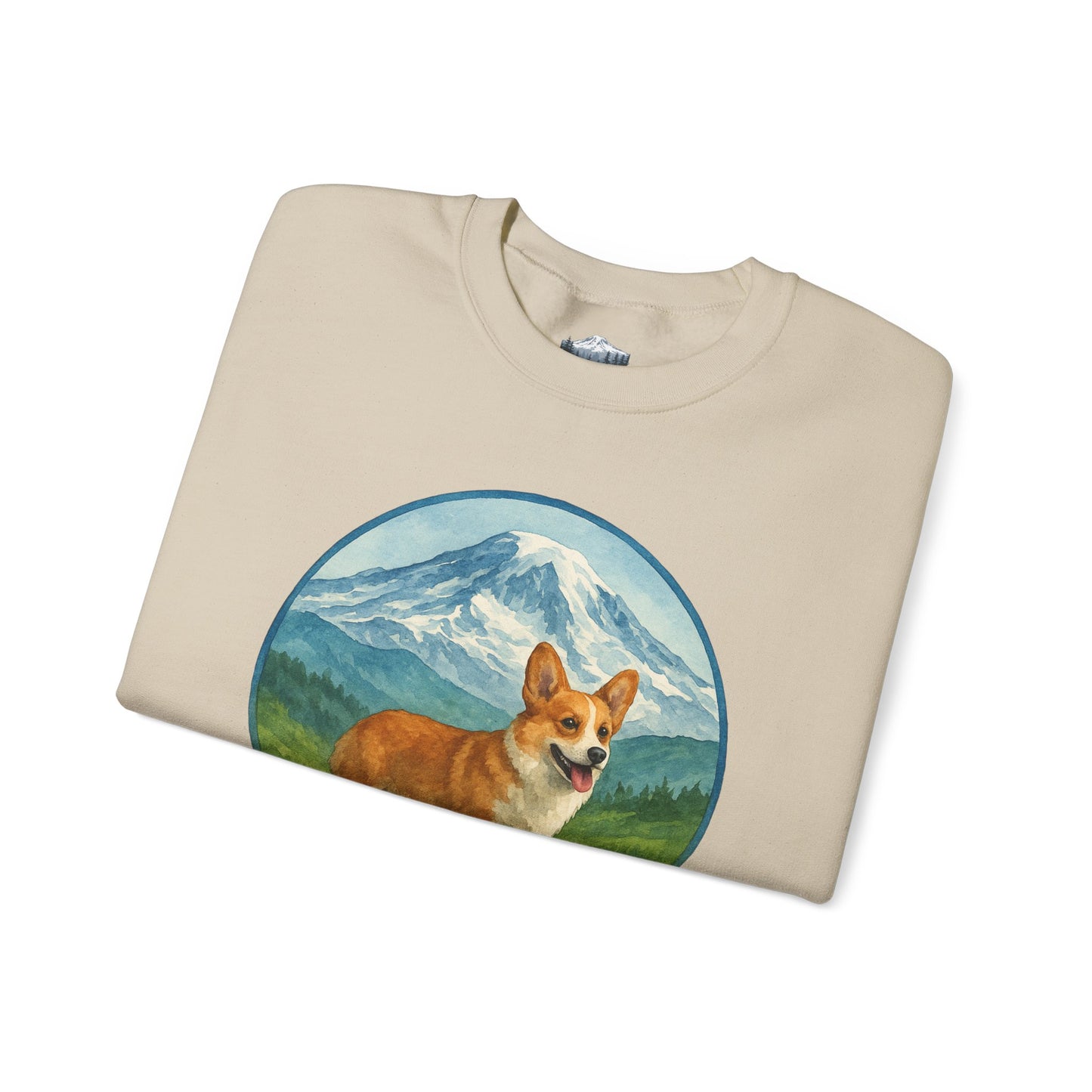 Mt. Rainier - Washington Corgi Sweatshirt