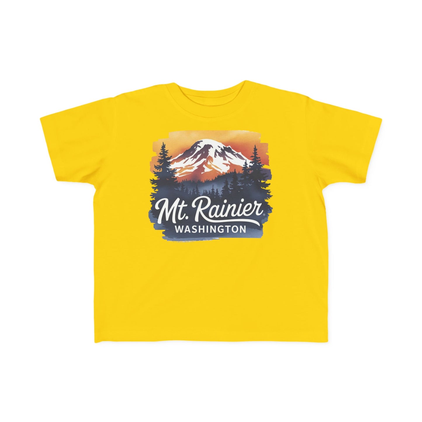 Mt. Rainier - Washington Sunset Toddler Tee