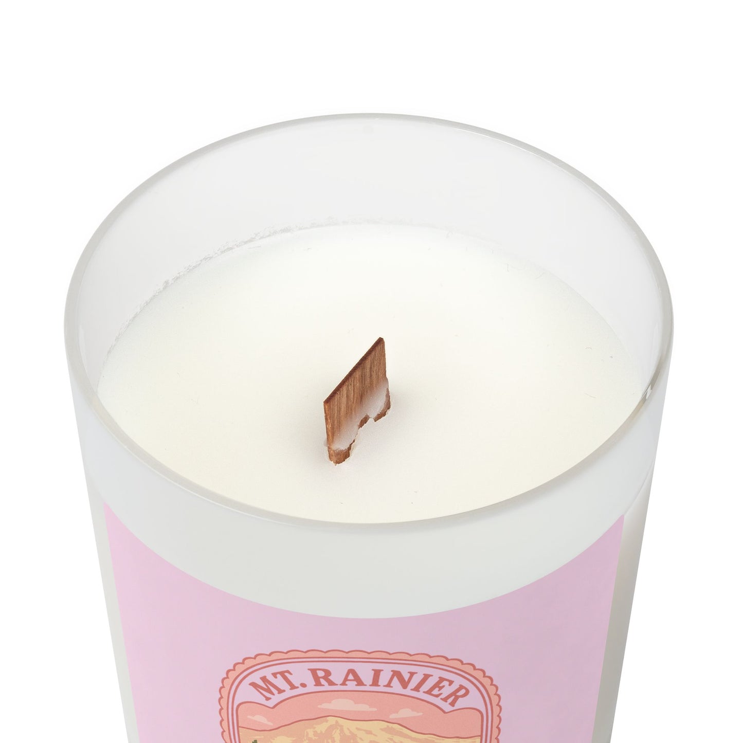 Mt. Rainier - Eatonville, WA Coquette Frosted Glass Candle