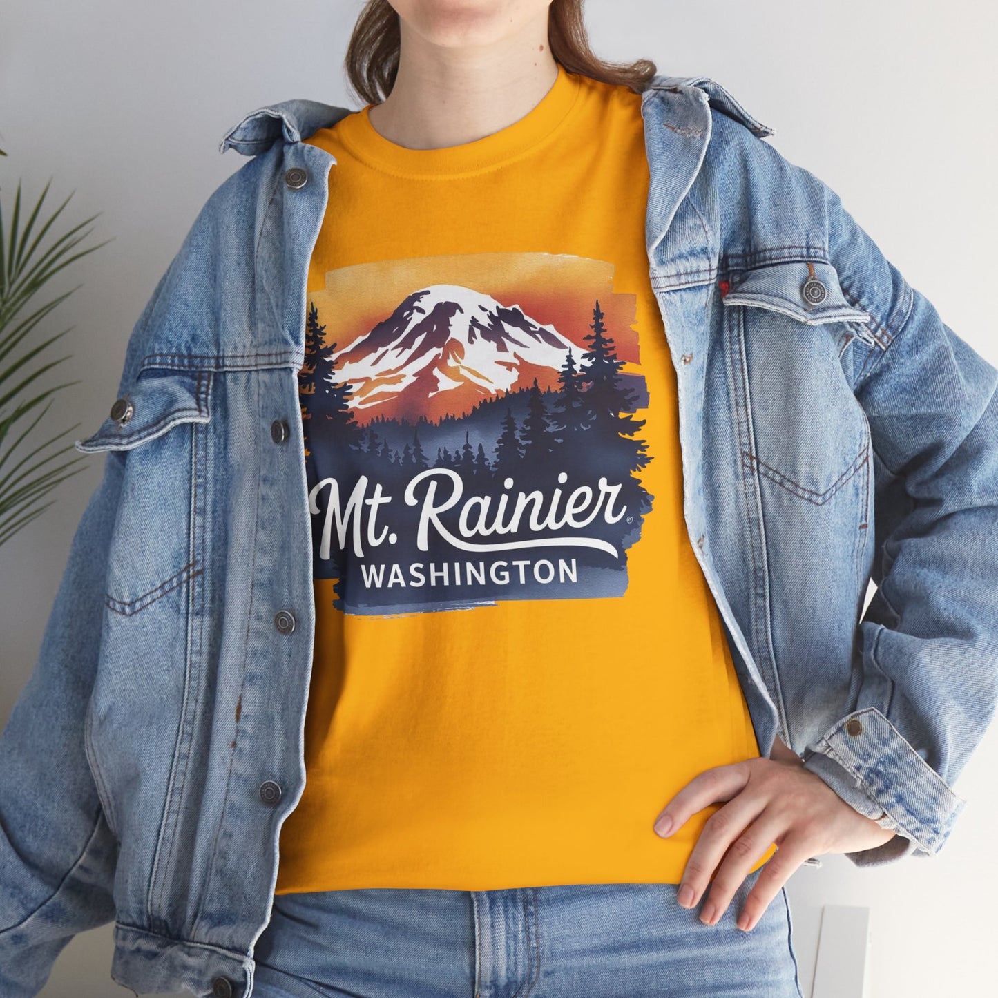 Mt. Rainier - Washington Sunset T-Shirt