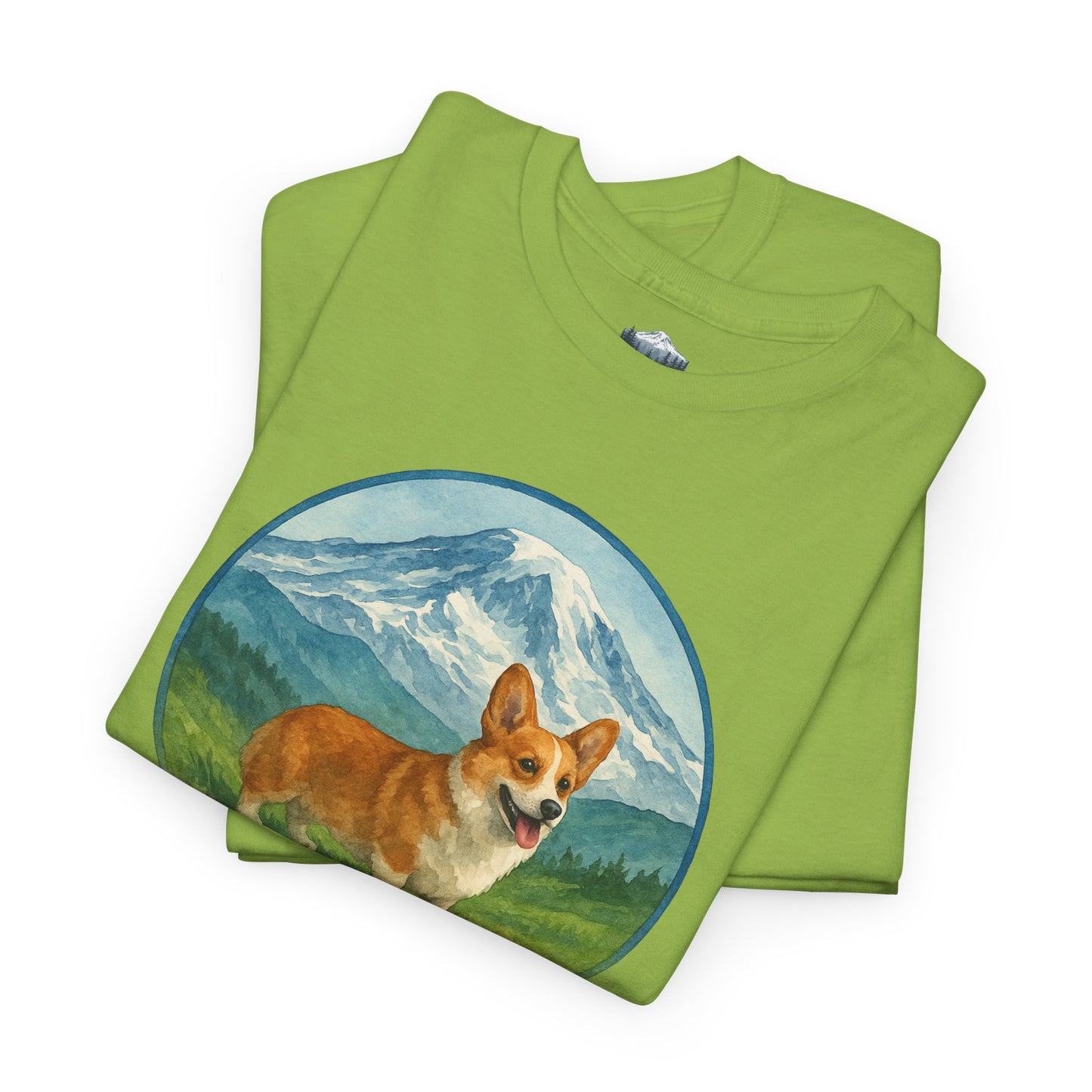 Mt. Rainier - Washington Corgi T-Shirt