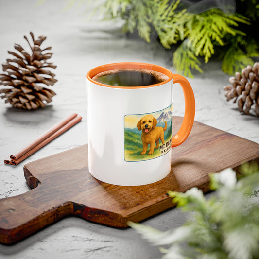 Mt. Rainier - Washington Golden Doodle Mug