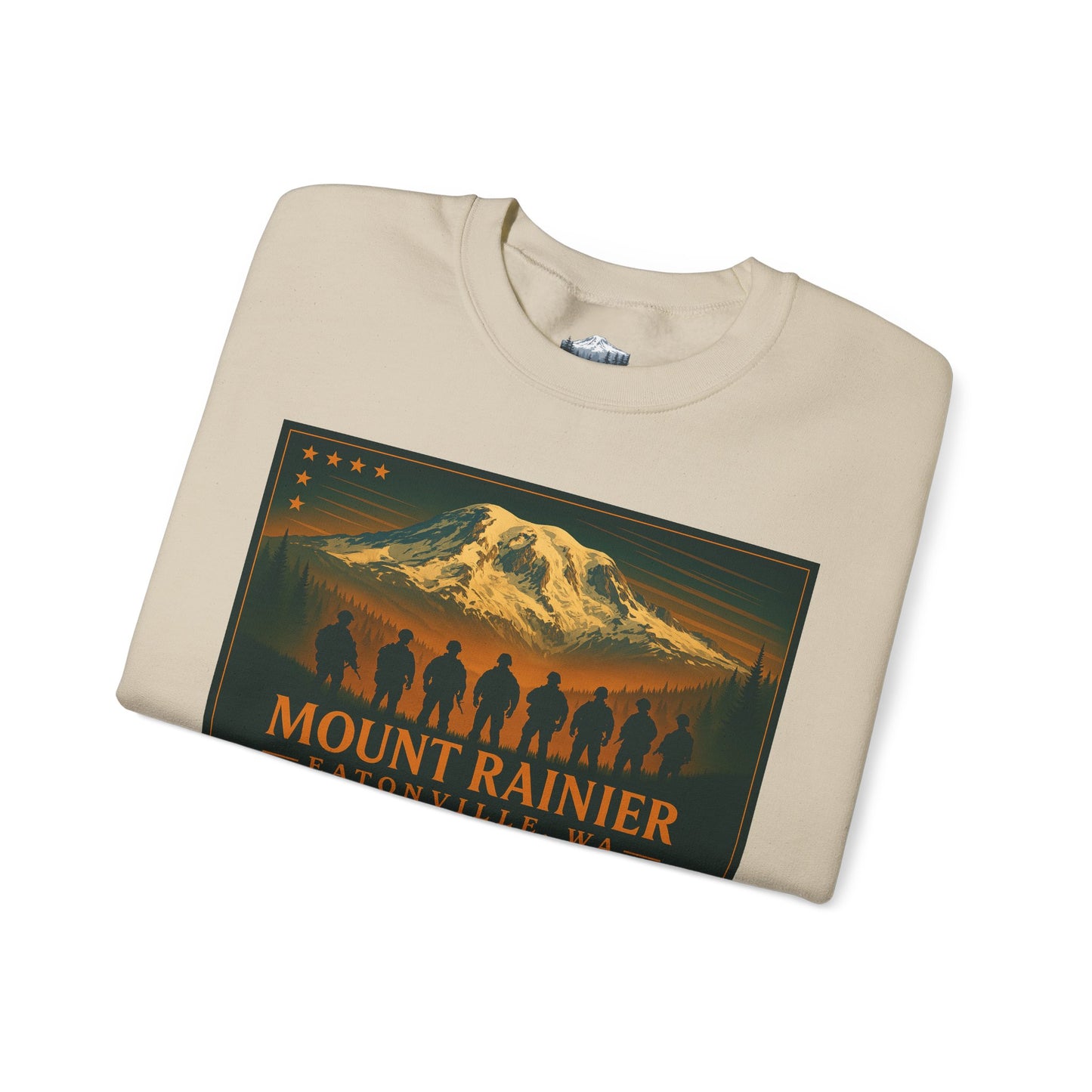 Mount Rainier - Eatonville, WA Military Sweatshirt