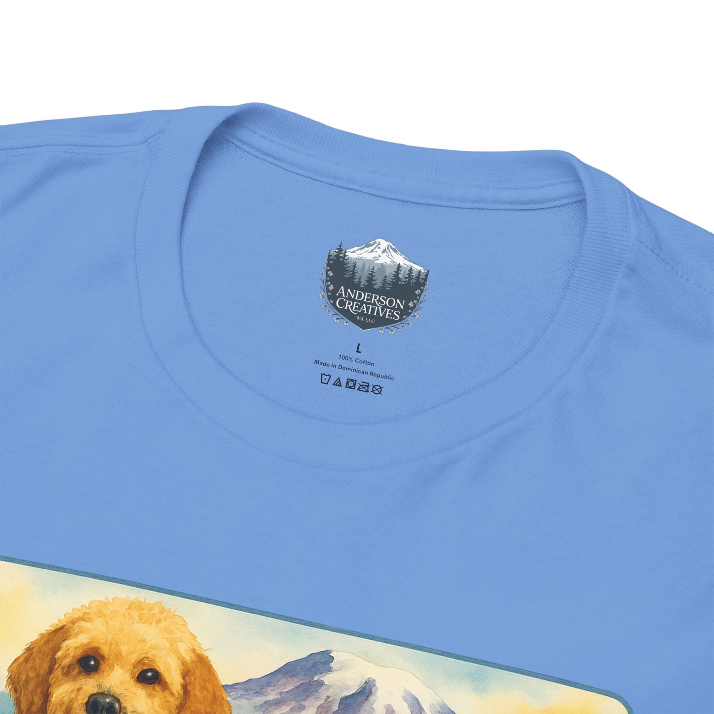 Mt. Rainier - Washington Golden Doodle T-Shirt