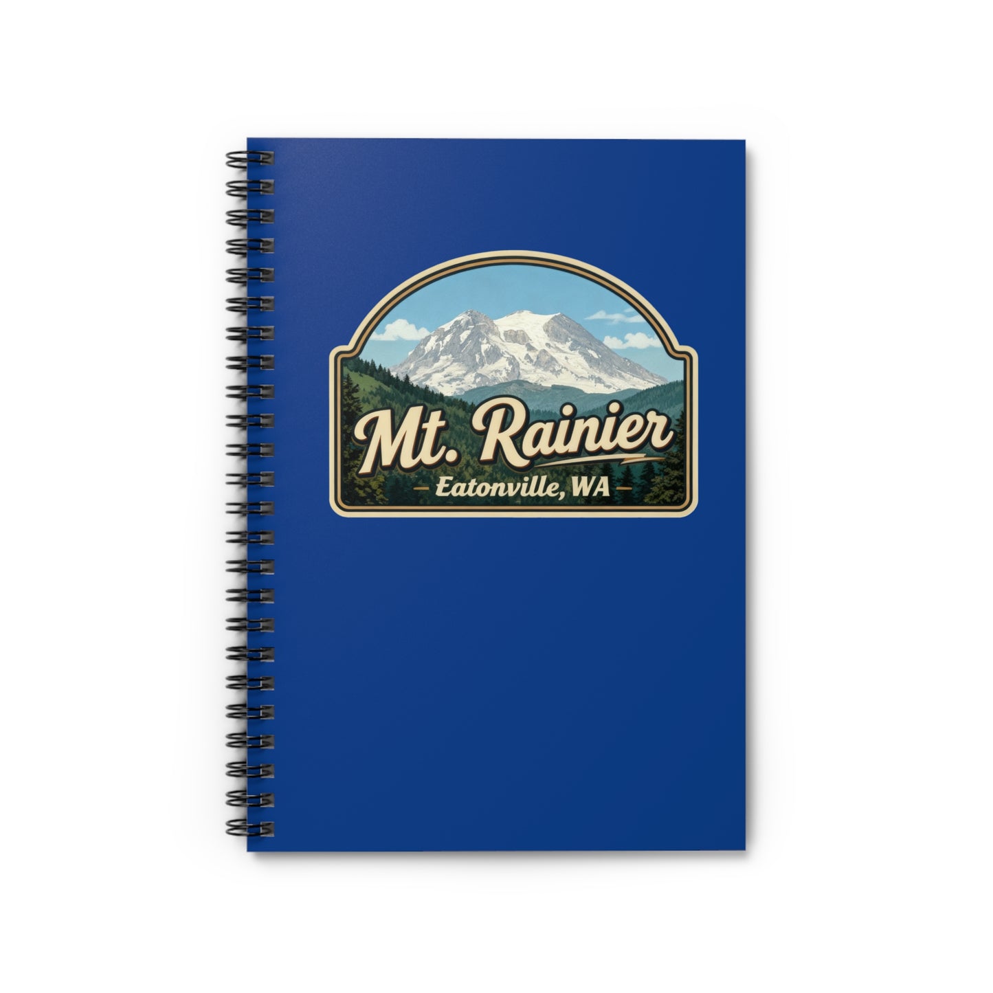 Mt. Rainier - Eatonville, WA Vintage Spiral Notebook