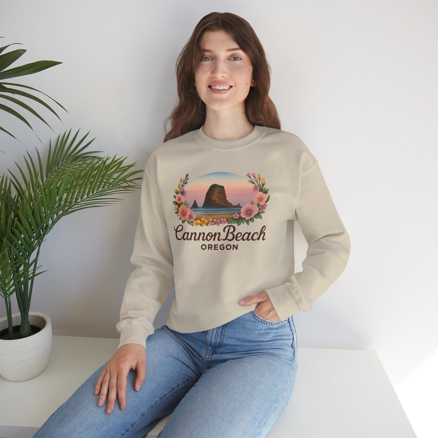 Cannon Beach Haystack Rock Sweatshirt