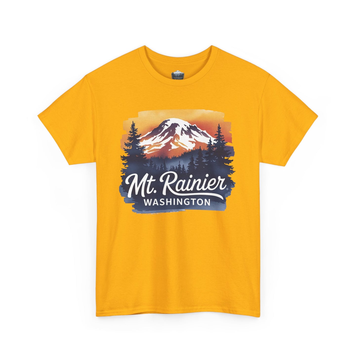 Mt. Rainier - Washington Sunset T-Shirt