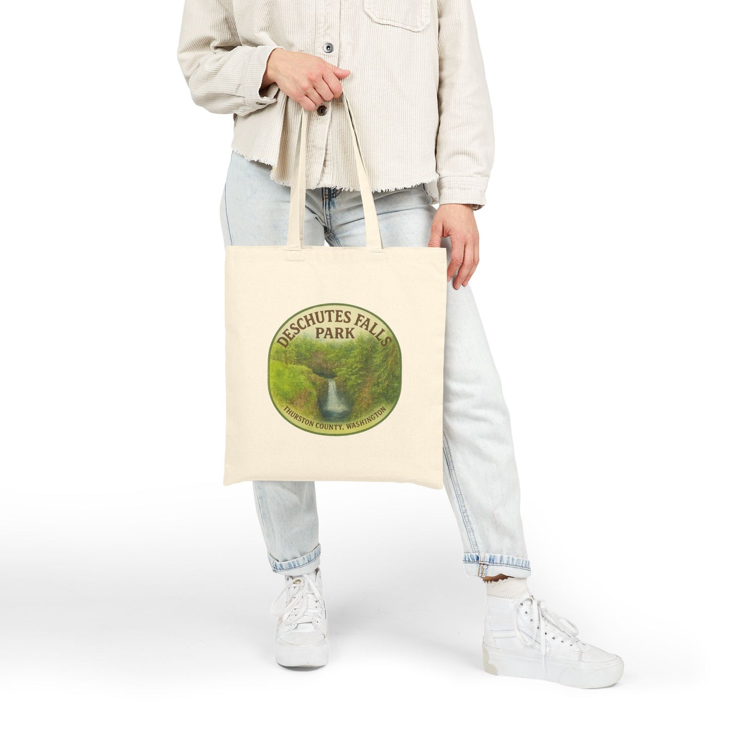 Deschutes Falls Park - Thurston County, Washington Canvas Tote Bag