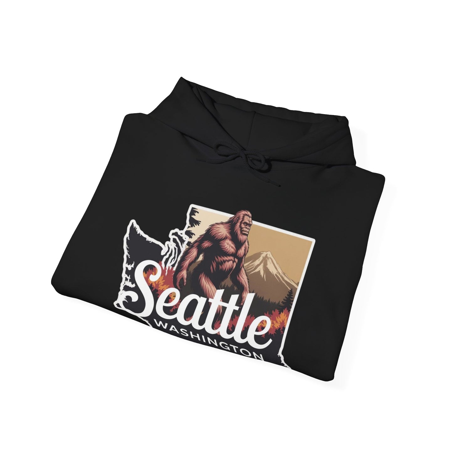 Bigfoot Seattle Washington Hoodie