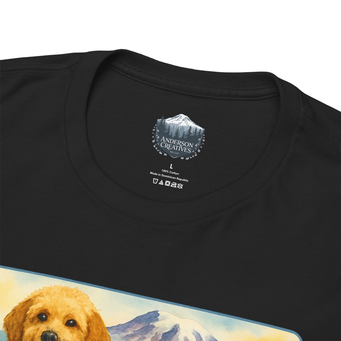 Mt. Rainier - Washington Golden Doodle T-Shirt