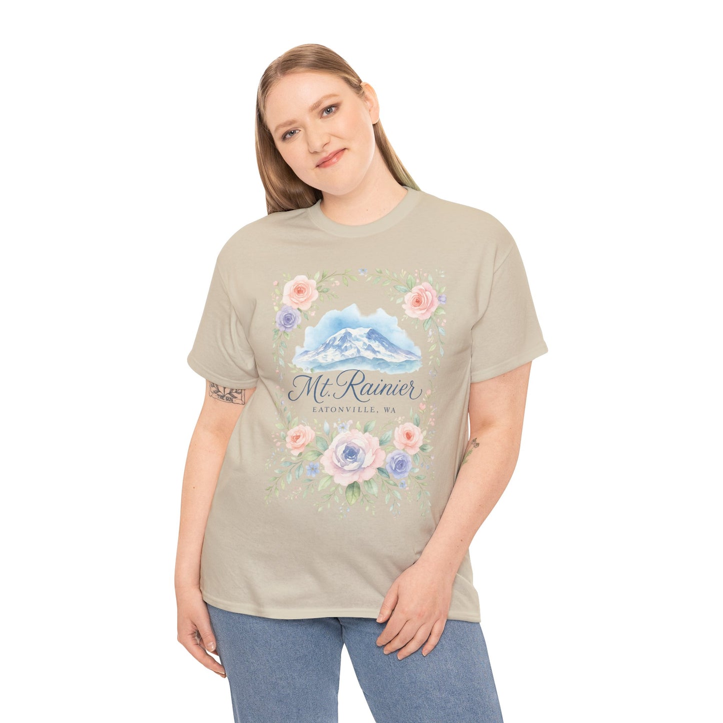 Mt. Rainier - Eatonville, WA Rose Garden T-Shirt