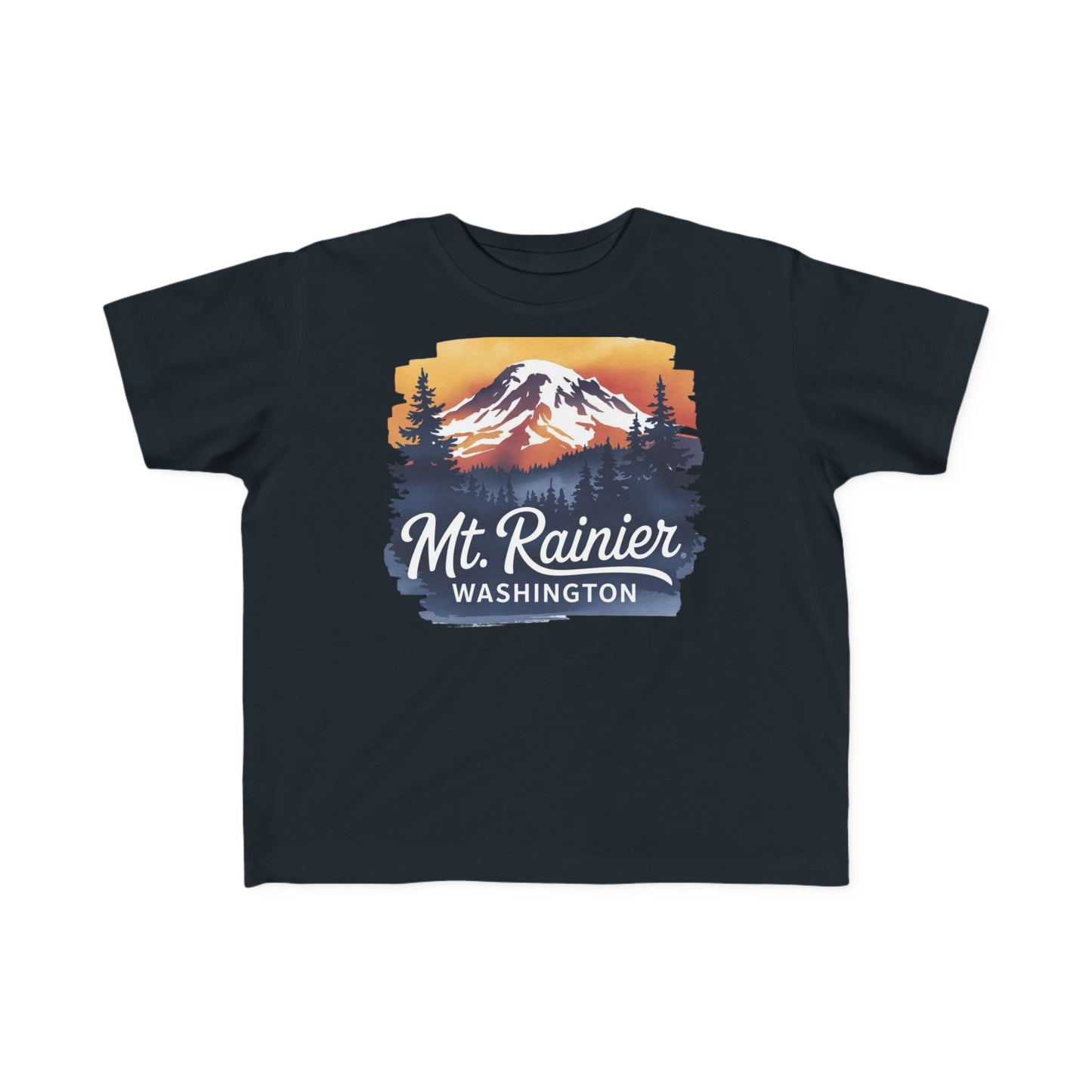 Mt. Rainier - Washington Sunset Toddler Tee