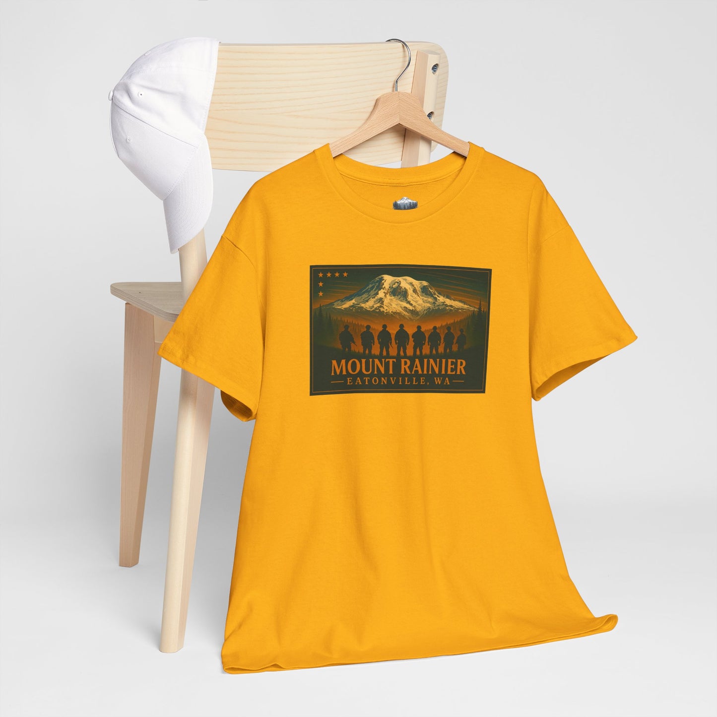 Mount Rainier - Eatonville, WA Military T-Shirt