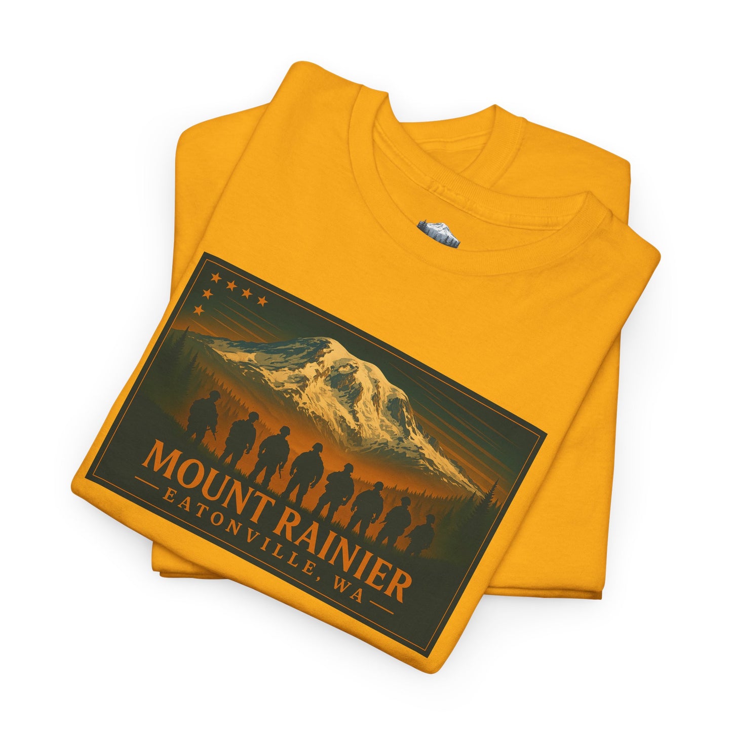 Mount Rainier - Eatonville, WA Military T-Shirt