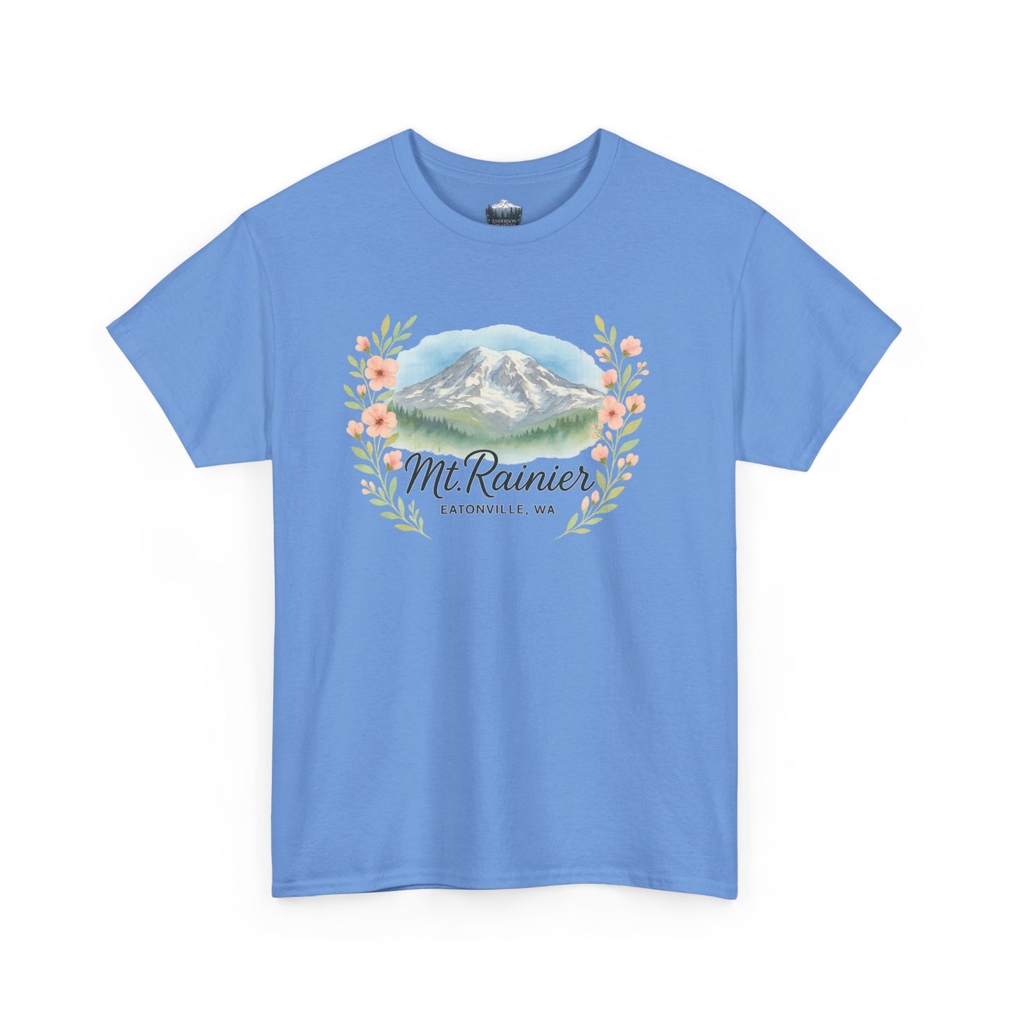 Mt. Rainier - Eatonville, WA Floral T-Shirt