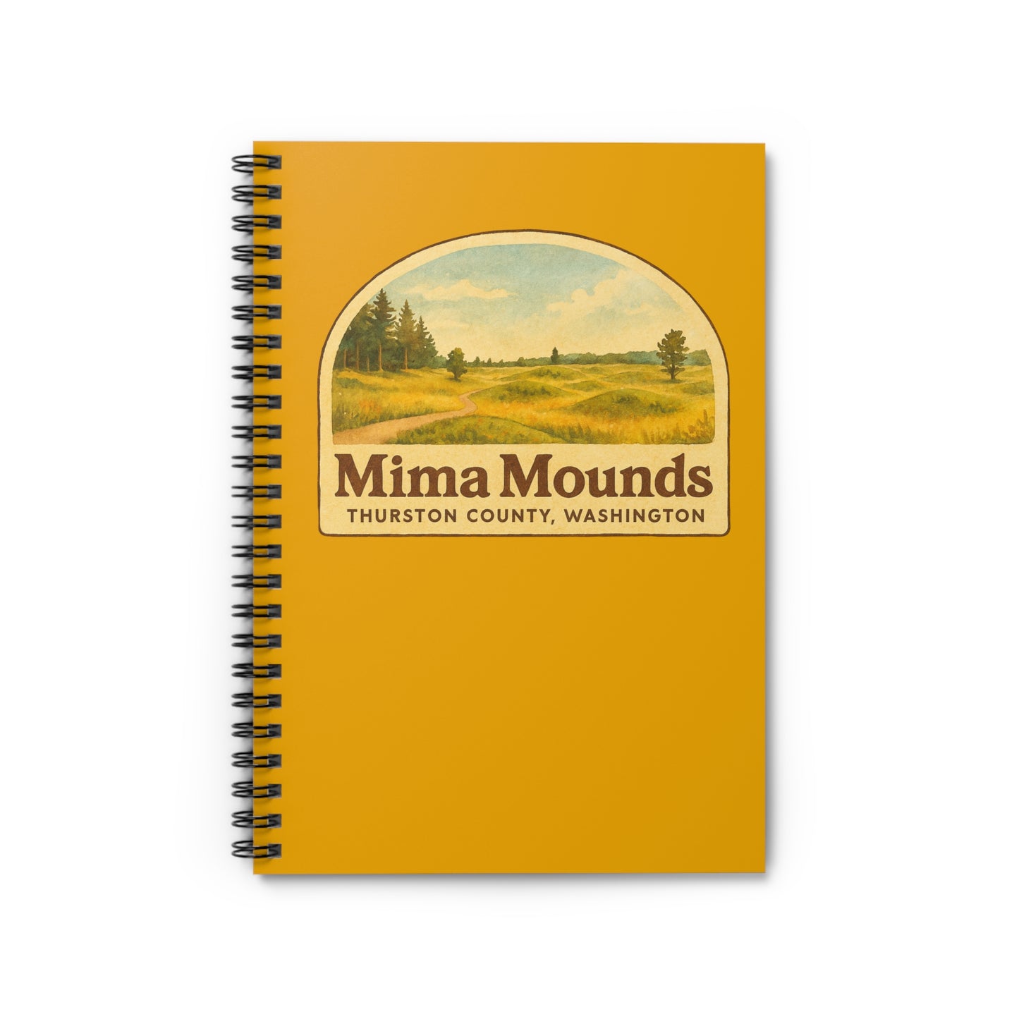Mima Mounds - Thurston County, Washington Spiral Notebook