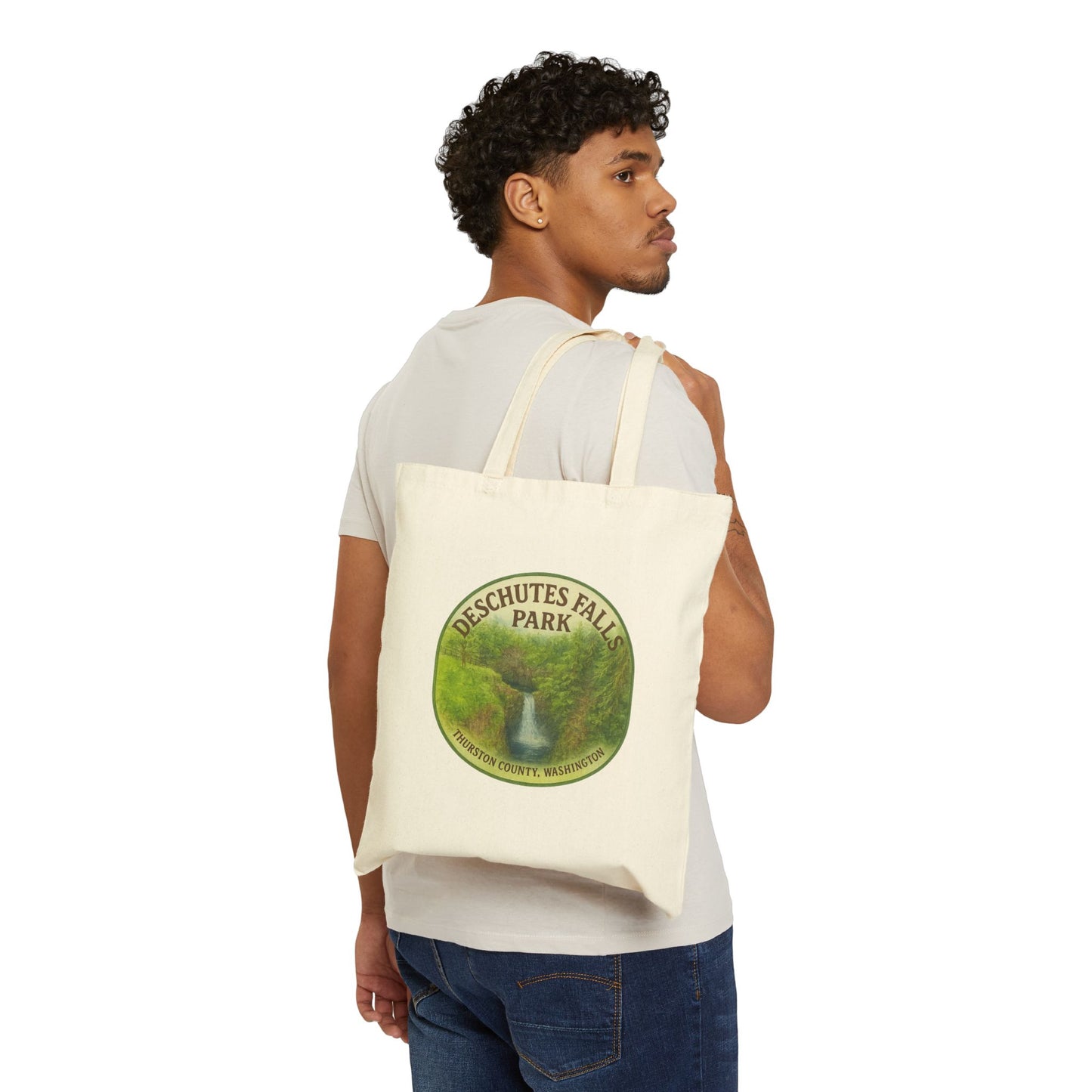Deschutes Falls Park - Thurston County, Washington Canvas Tote Bag