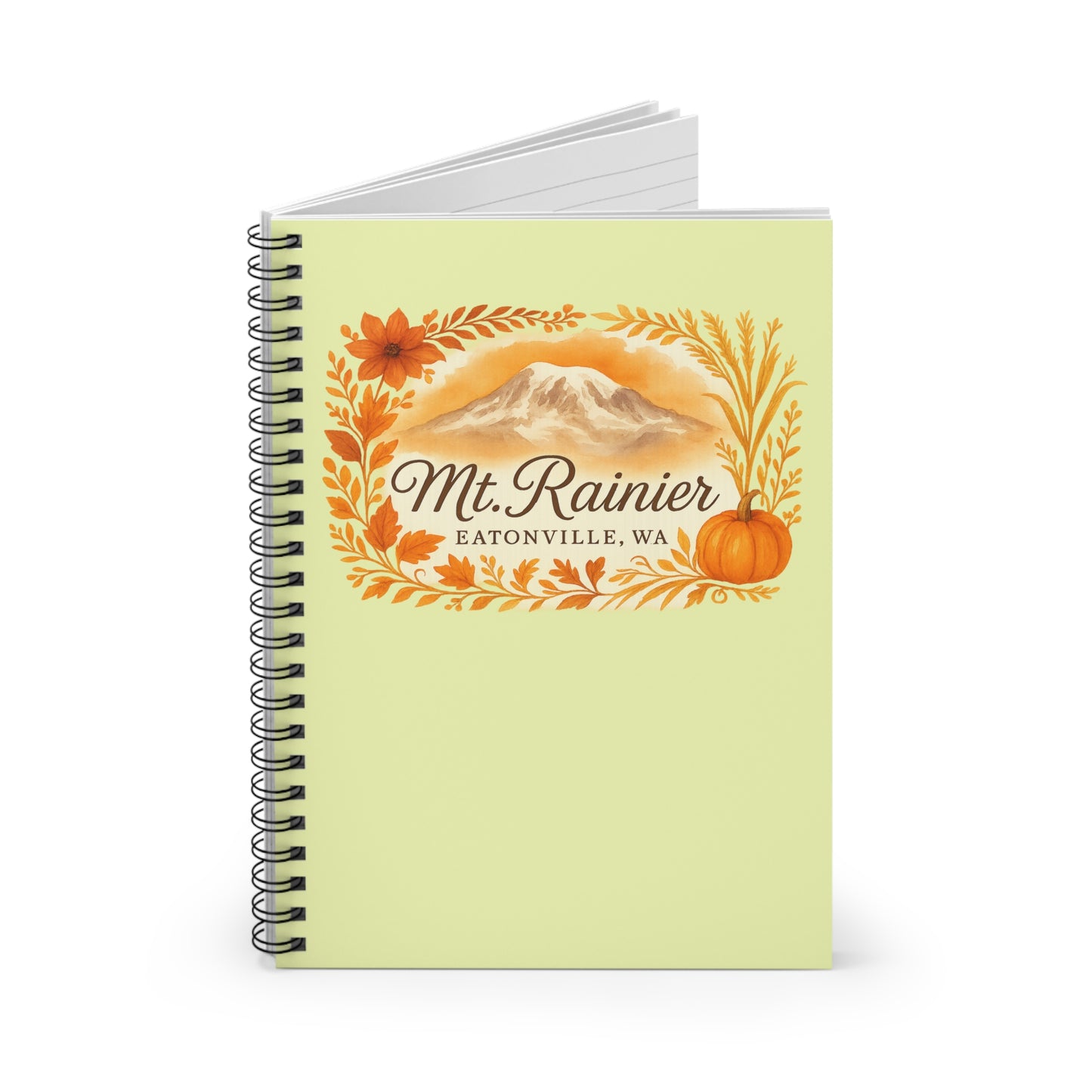 Mt. Rainier - Eatonville, WA Fall Harvest Spiral Notebook