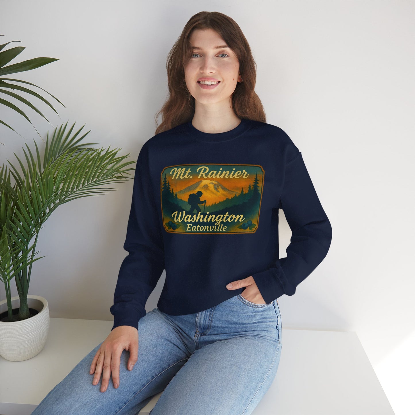 Mt. Rainier - Eatonville, WA Hiker Sweatshirt