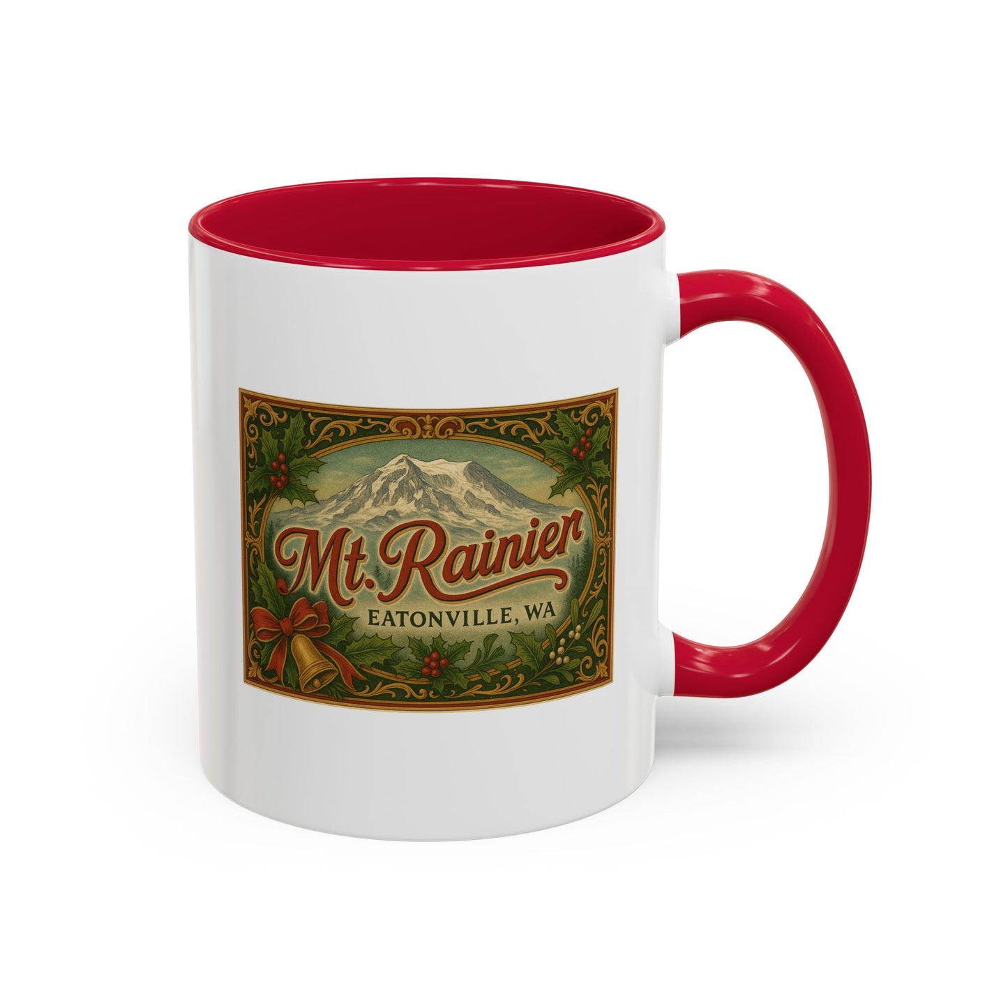 Mt. Rainier - Eatonville, WA Victorian Christmas Mug